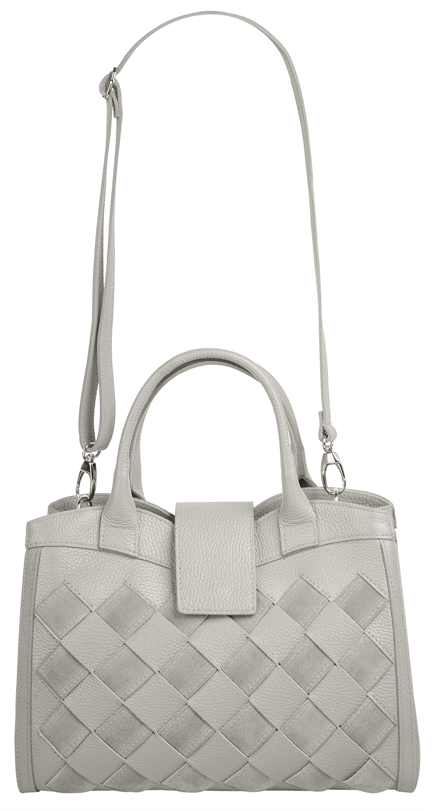Samantha Look Henkeltasche, echt Leder, Made in Italy