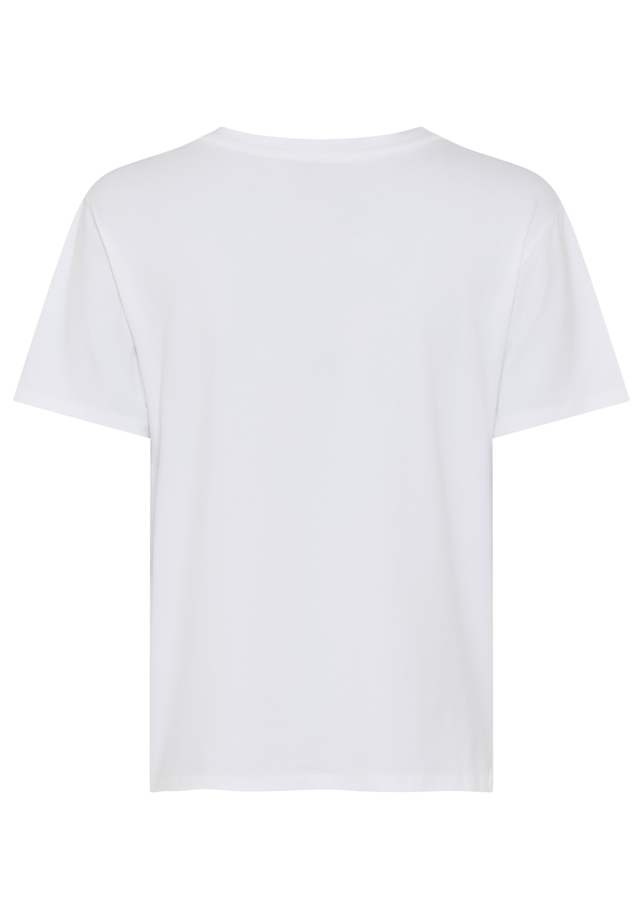 HUGO Underwear Pyjamaoberteil aus Stretch-Jersey mit Logo-Artwork, Rundhals, regular fit