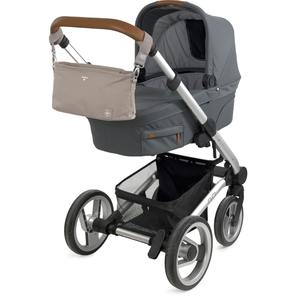 LÄSSIG Kinderwagen-Tasche »Green Label, Cotton Buggy Organizer, taupe«