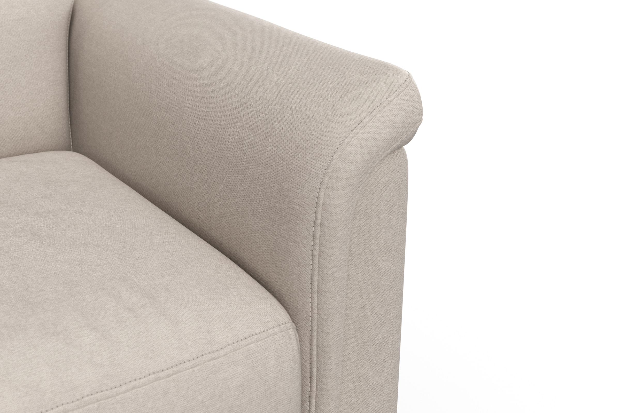 sit&more Ecksofa »Panini L-Form«, wahlweise mit Vorziehsitz und Bettkasten