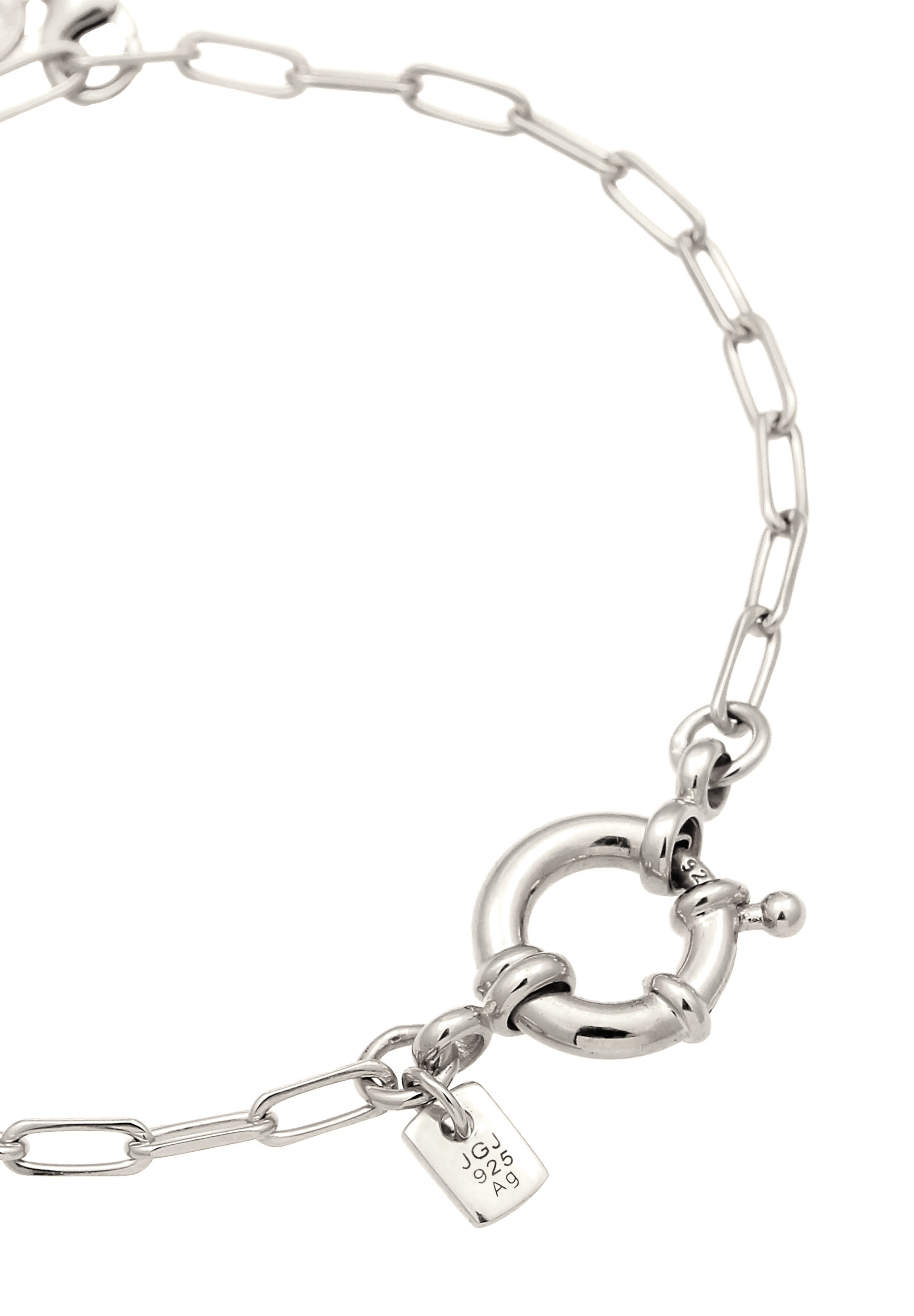 Kuzzoi Armkette »Armband Smiling Face Charm Anhänger 925 Sterling Silber«