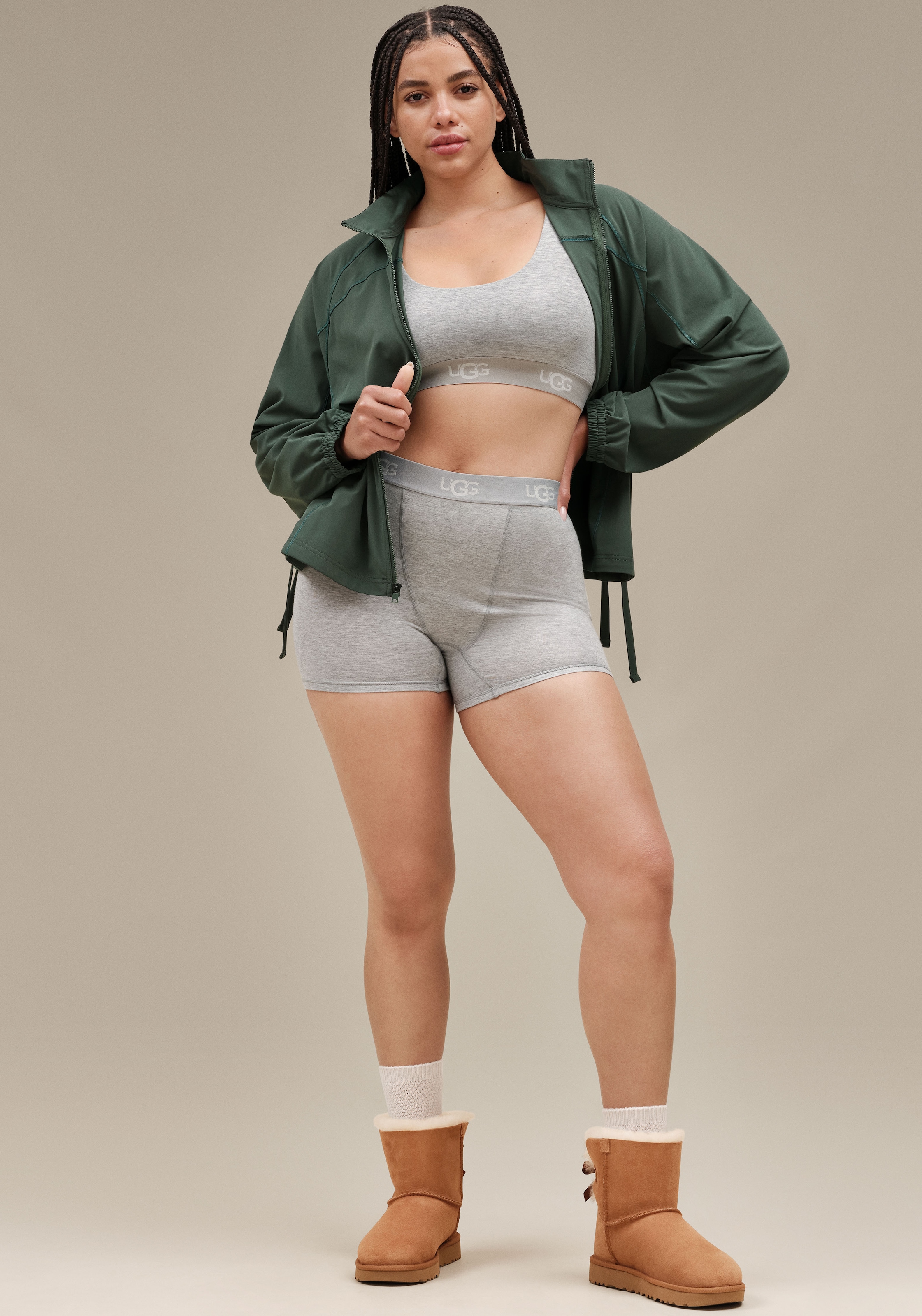 UGG Boxershorts »Alexiah Boy Short«, mit elastischem Logo-Bund