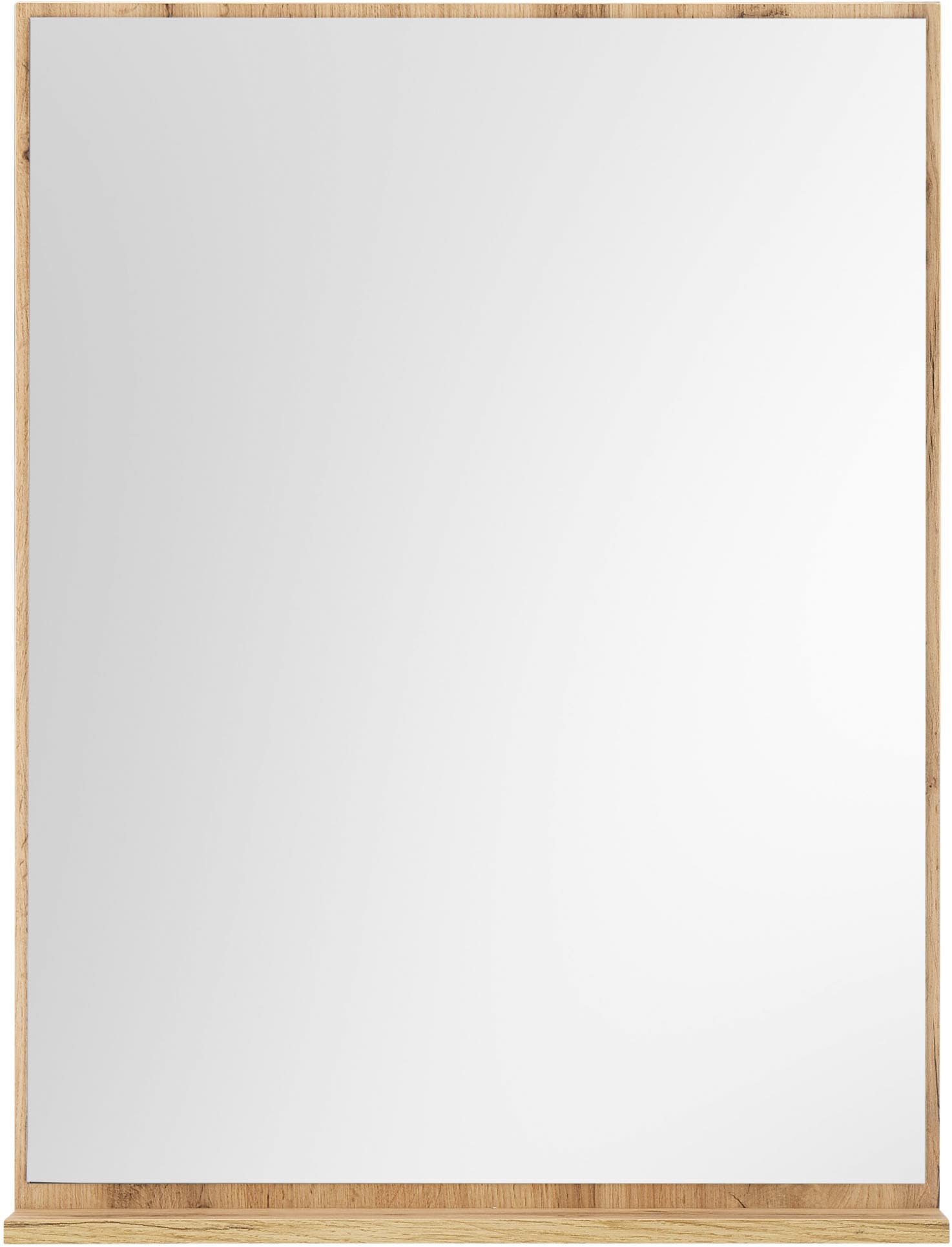 INOSIGN Badspiegel »CITY/GIRON, Spiegel in Wotan Eiche, Wandspiegel im zeitlosen Design«, mit Ablagefläche, 60 cm breit