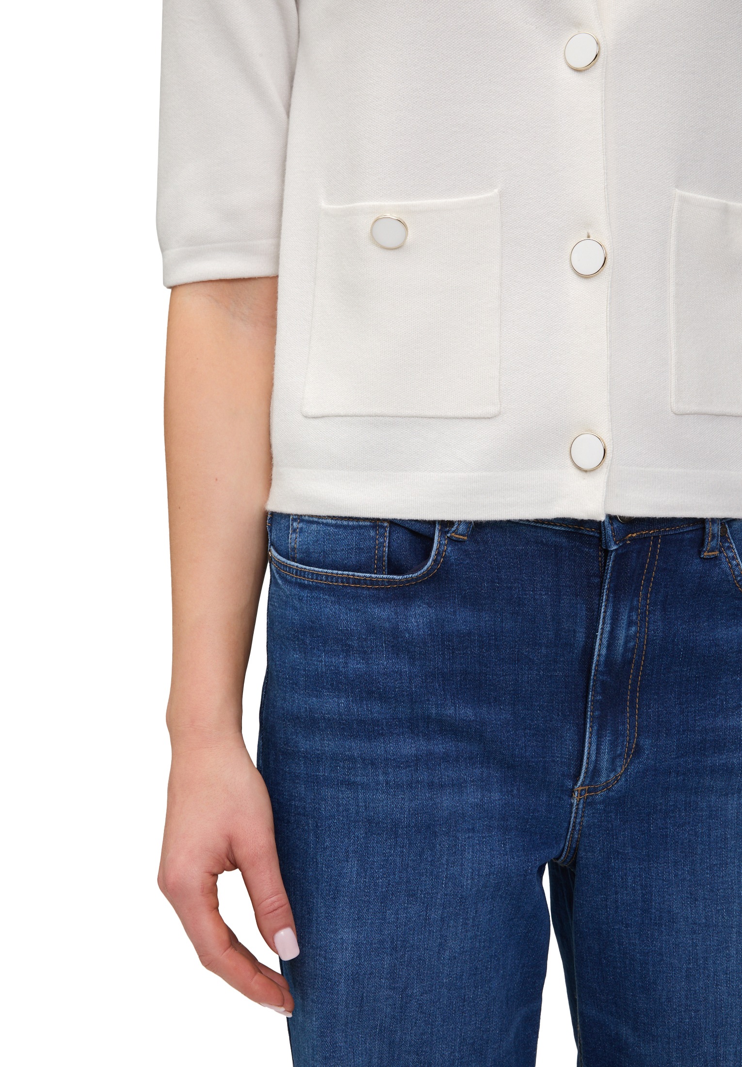 Betty&Co Cardigan »Strick-Cardigan mit Knopfleiste«