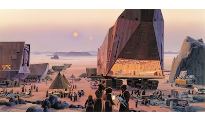 Komar Fototapete »Star Wars Classic RMQ Java Market«, futuristisch-mehrfarbig-Weltall kaufen