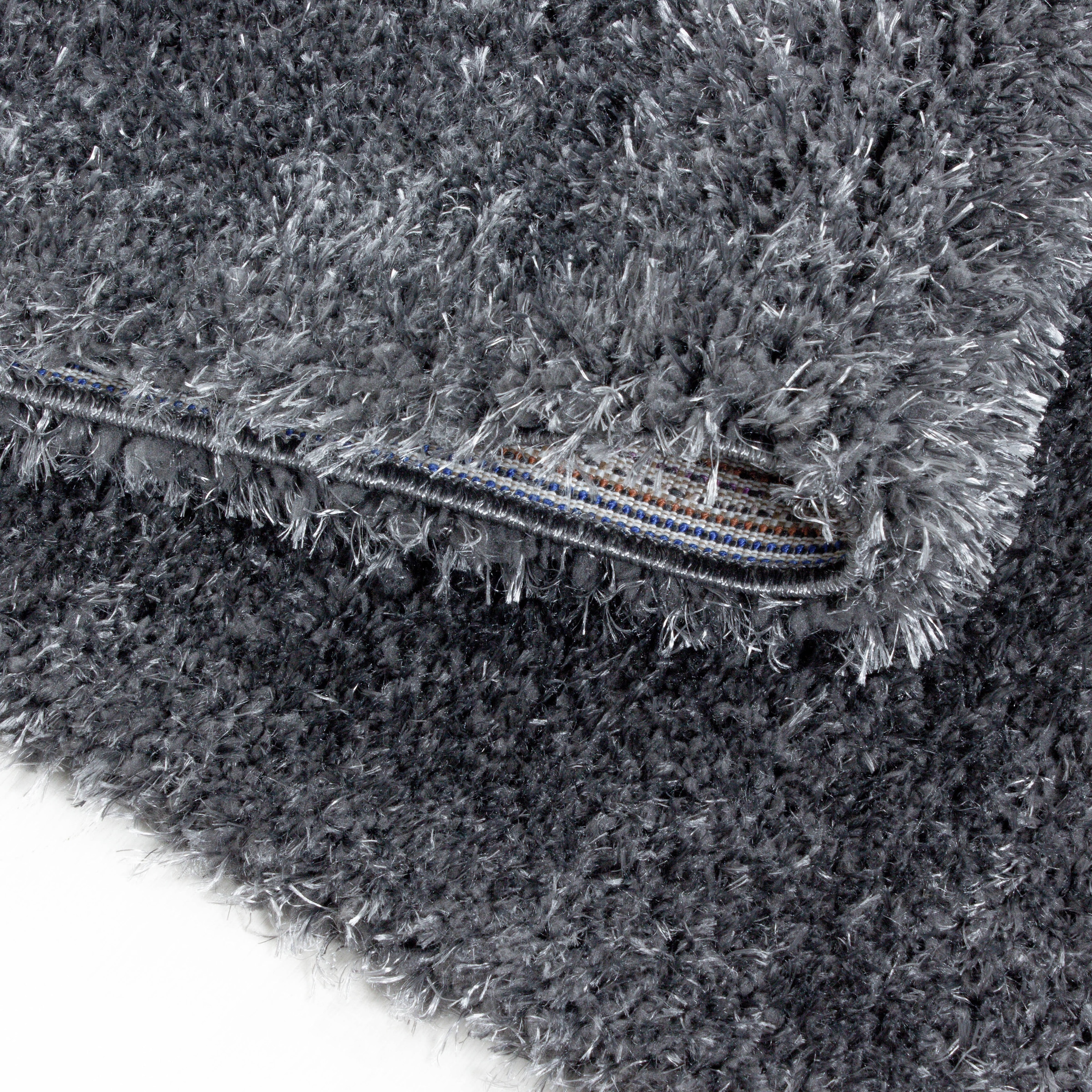 Ayyildiz Teppiche Hochflor-Teppich »BRILLIANT 4200«, rund, 50 mm Höhe, auch in rechteckig, Langflor, Shaggy, Wohnzimmer