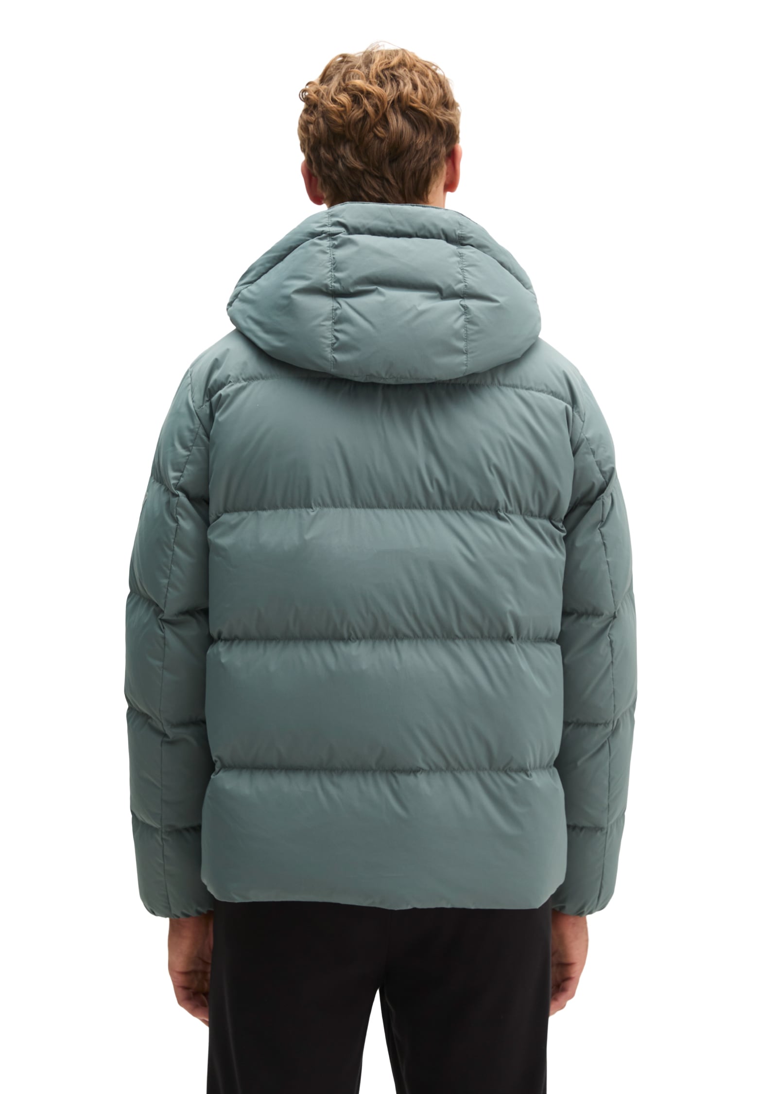 Marc O'Polo Daunenjacke mit weiten-verstellbarem Saum und abnehmbarer Lapuze