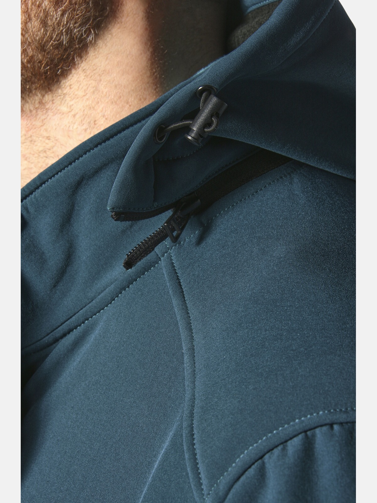 Jan Vanderstorm Softshelljacke »Softshelljacke MENNE«, (1 St.), mit abnehmbarer Kapuze