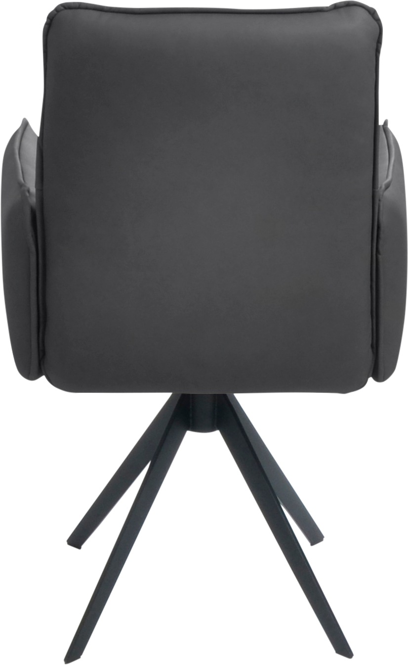 K+W Komfort & Wohnen Drehstuhl () Blitzdrehkreuz und Rückholfunktion, dekorativer 12mm Biese