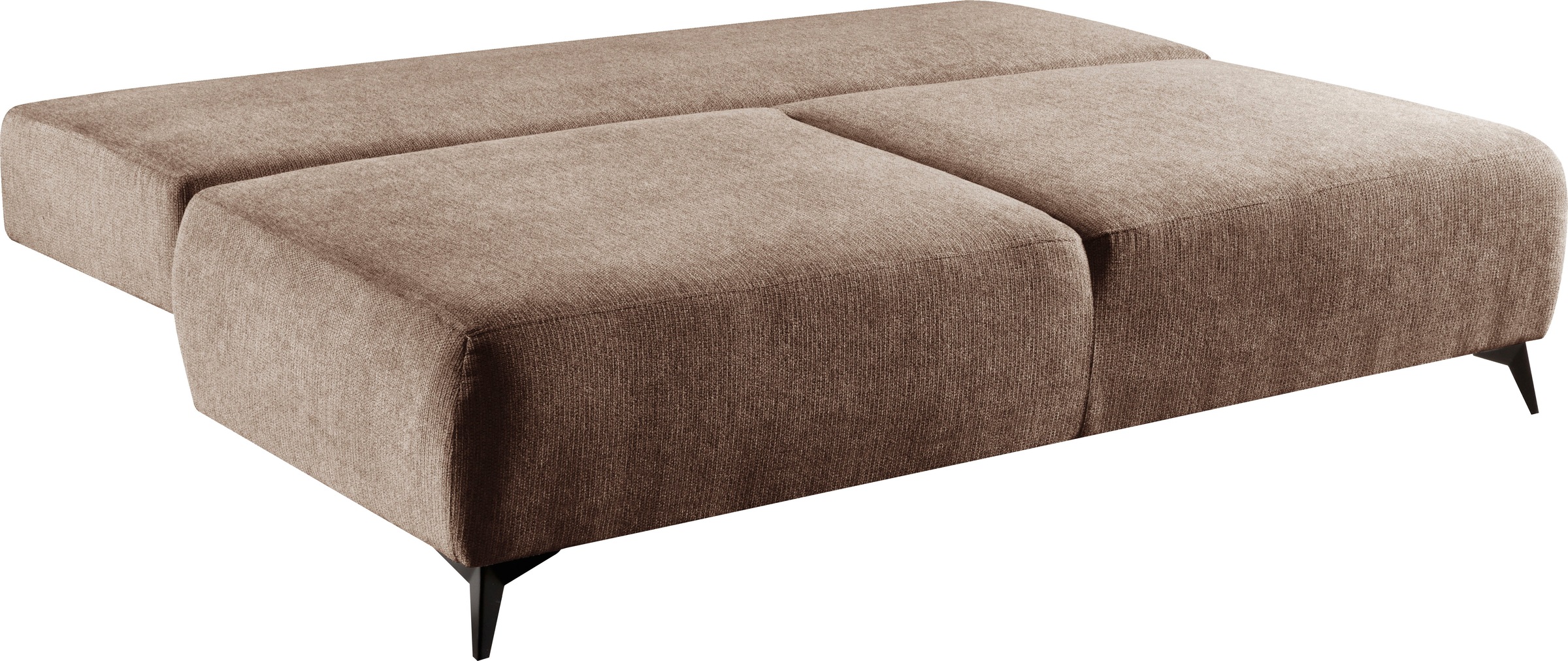 WERK2 Schlafsofa »Viktoria mit Komfortsitz- und Liegehöhe, Breite 200cm,«, bequemes 2-Sitzer Schlafcouch mit Bettkasten