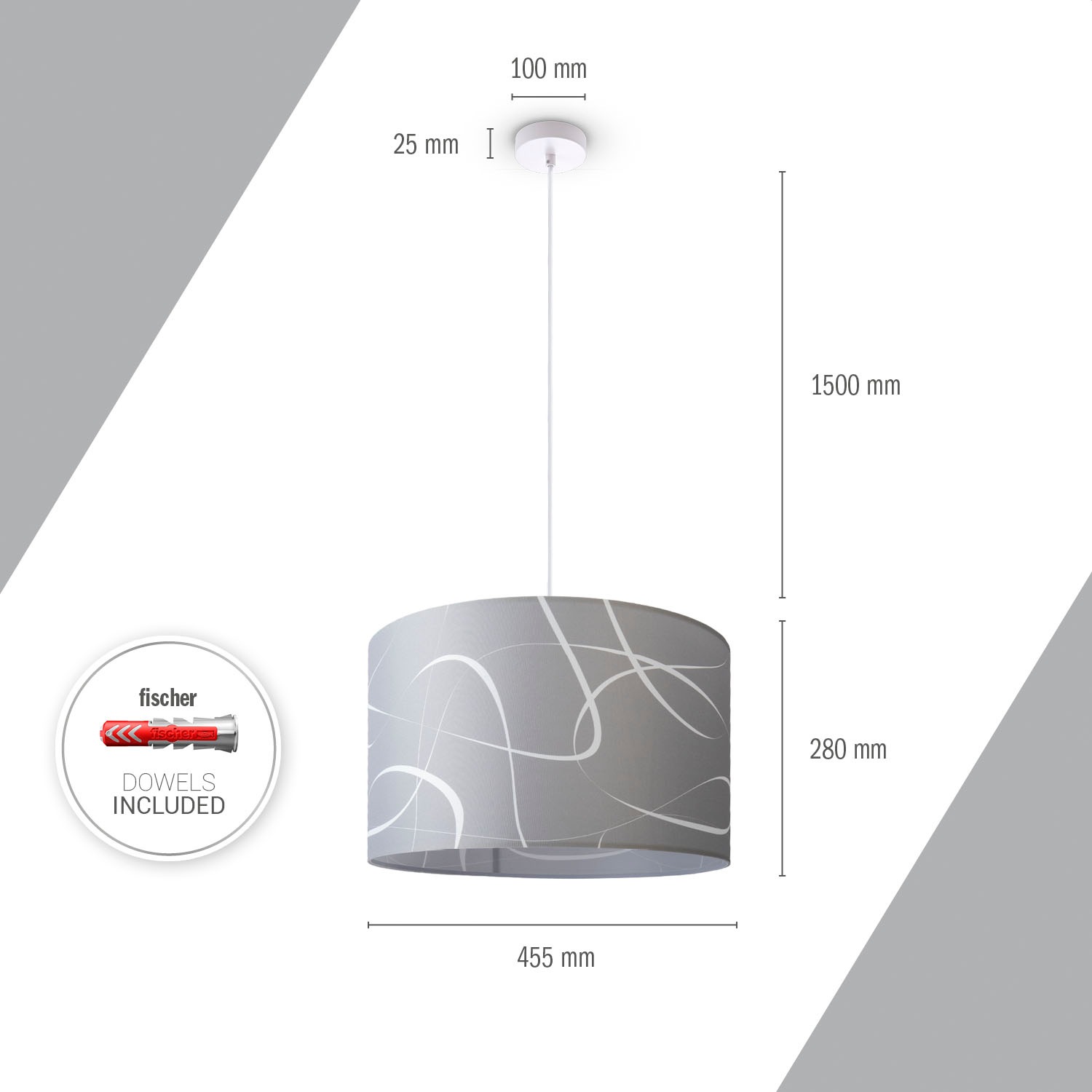 Paco Home Pendelleuchte »Hugo Tribal«, Leuchtmittel E27 | ohne Leuchtmittel, Pendelleuchte Esszimmer Vintage Wohnzimmerlampe Modern Retro