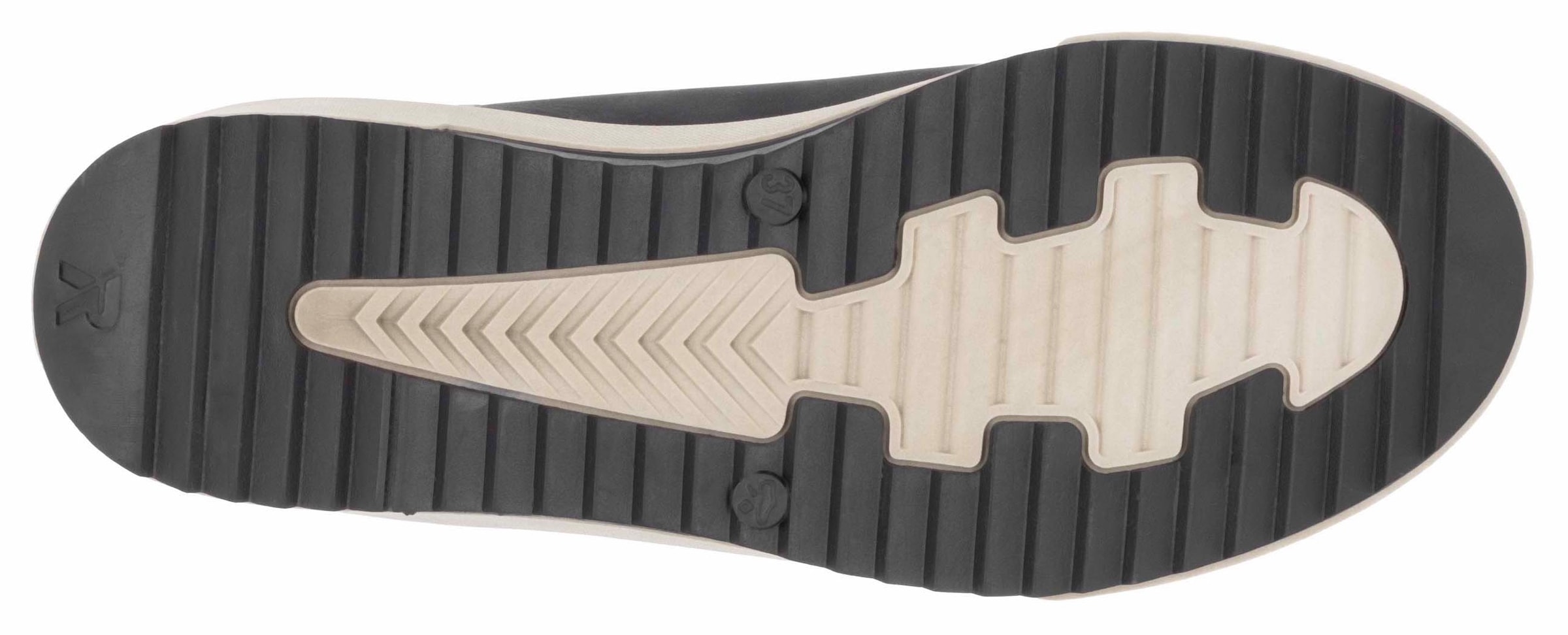 RIEKER Sport Schnürboots, Stiefelette, High Top Sneaker, Freizeitboots mit Reißverschluss