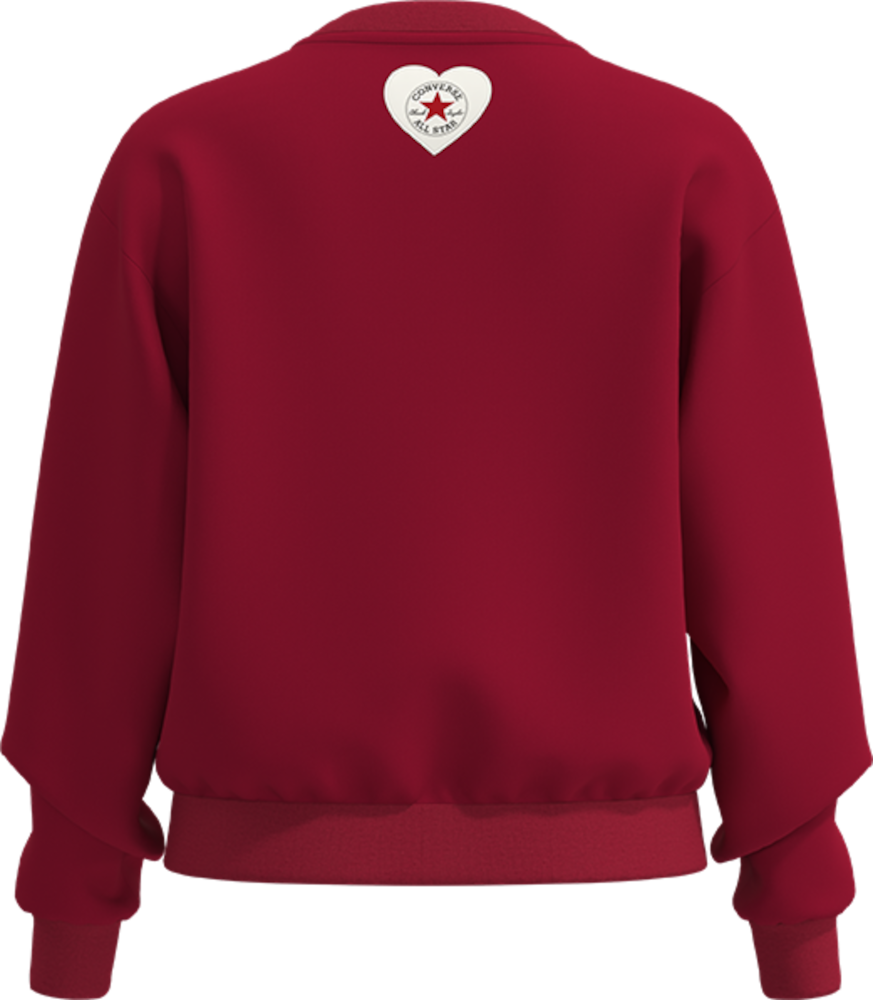 Converse Sweatshirt »LOVE LACES CREW«, für Erwachsene, sportlicher Stil, für Sportmode und Streetwear
