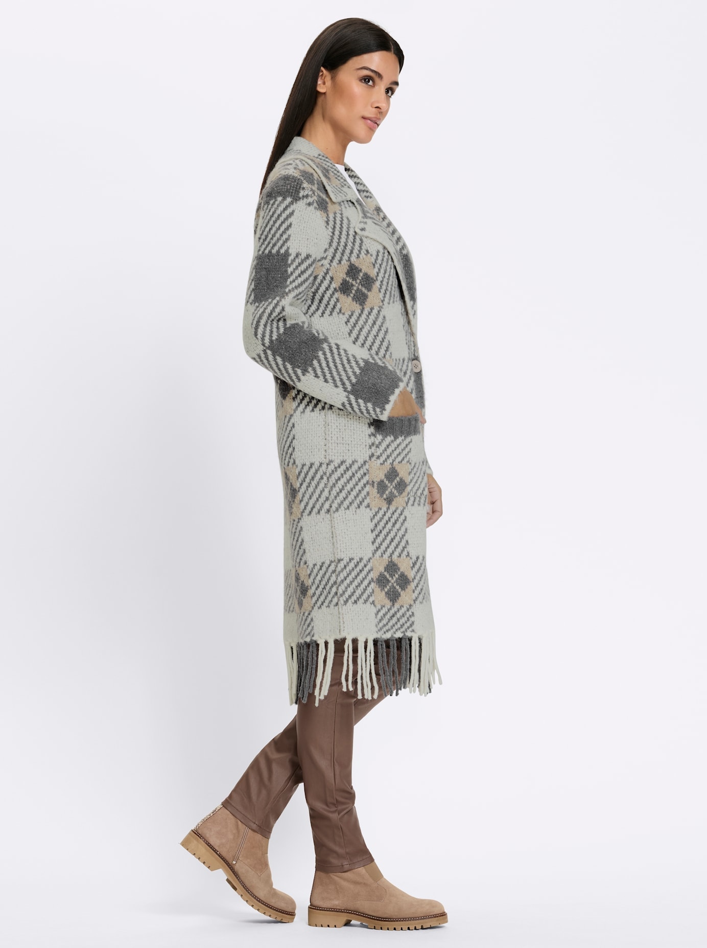heine Longstrickjacke
