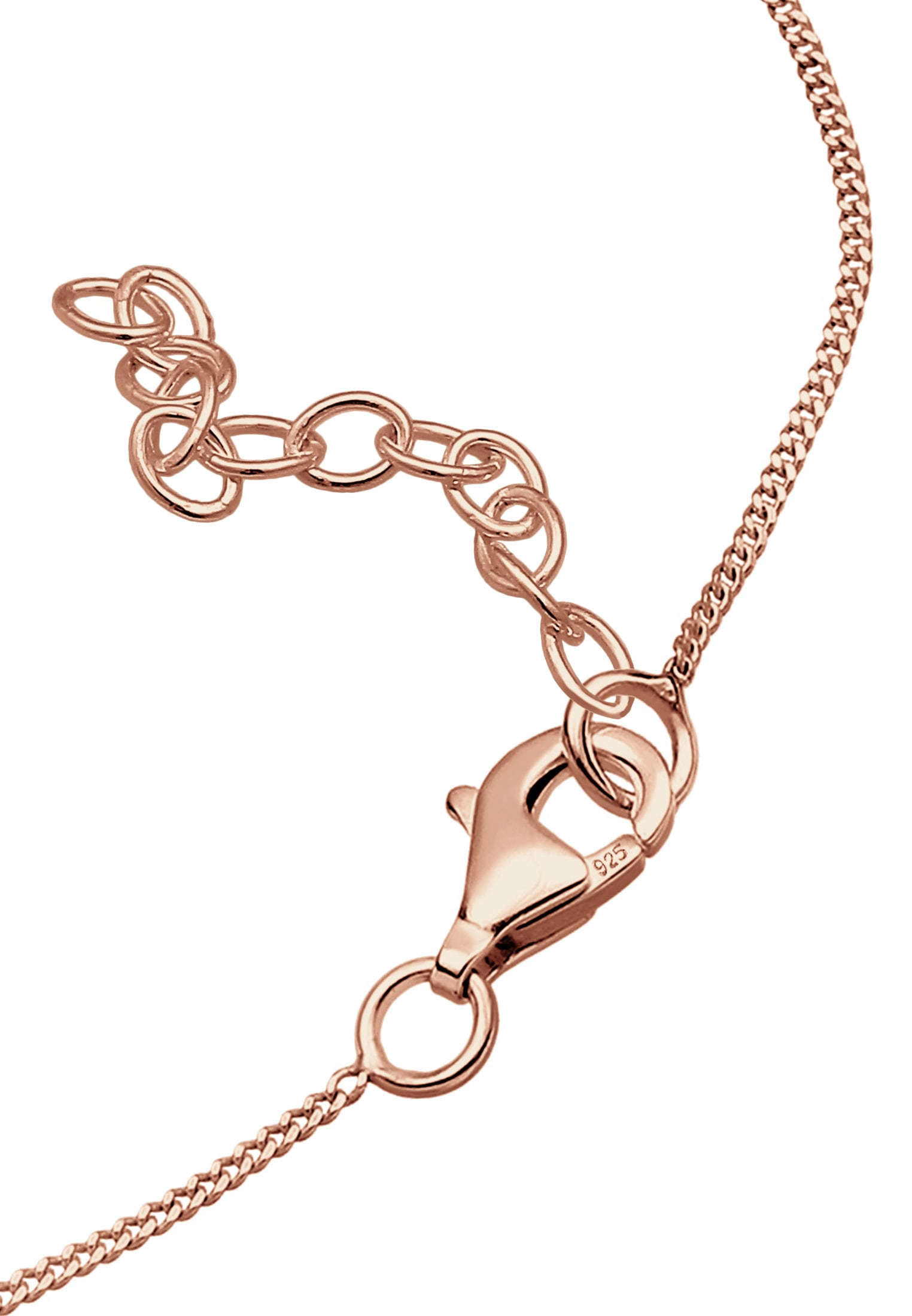 Elli Armkette »Armband Basic Kristalle ROSÉGOLD«