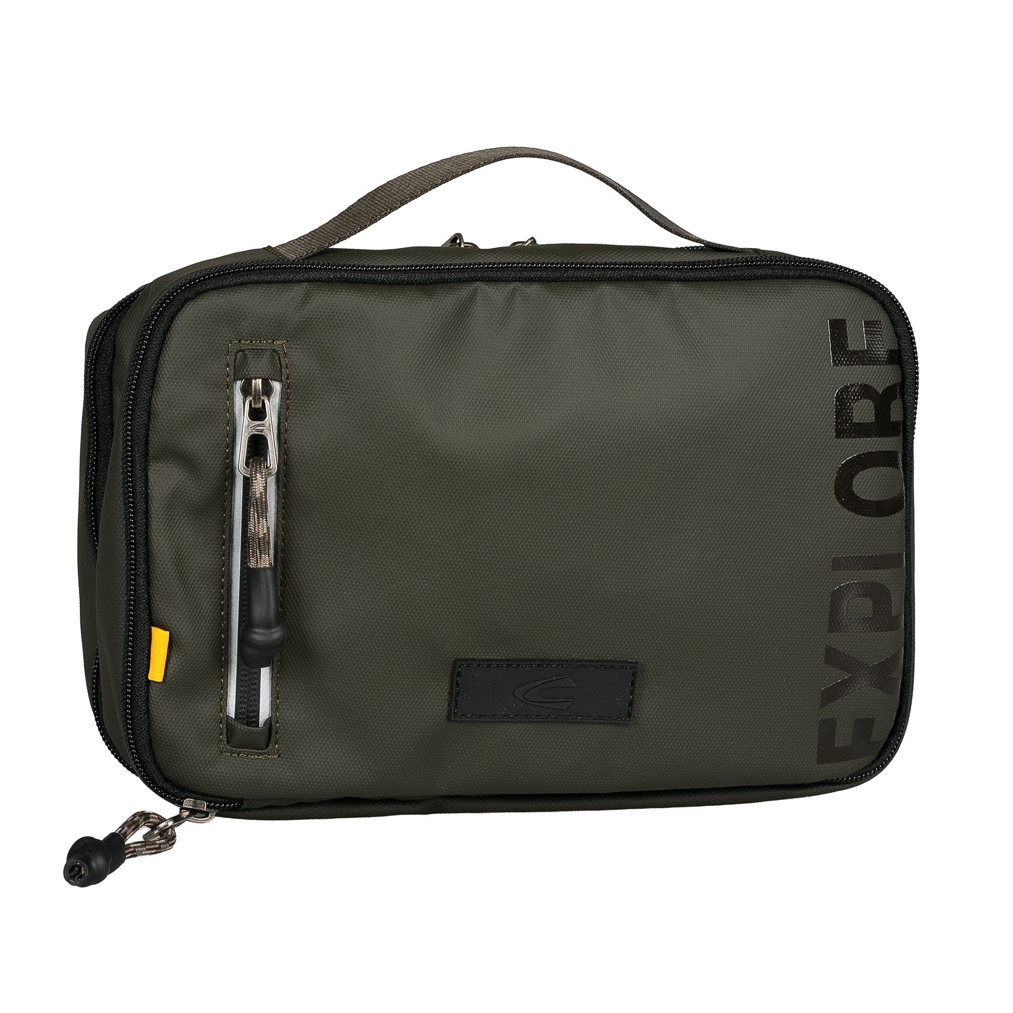 camel active Kulturbeutel »Explore« Unisex Kosmetiktasche mit reflektierende Reißverschlüsse