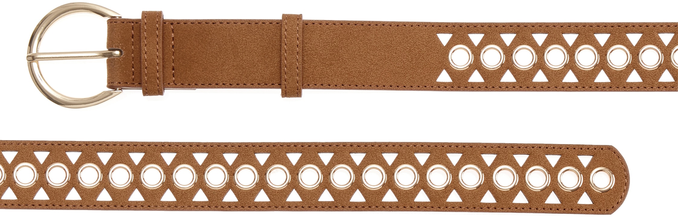 LASCANA Hüftgürtel »Hosengürtel«, mit kleinen Cut-Outs, Gürtel, Jeansgürtel