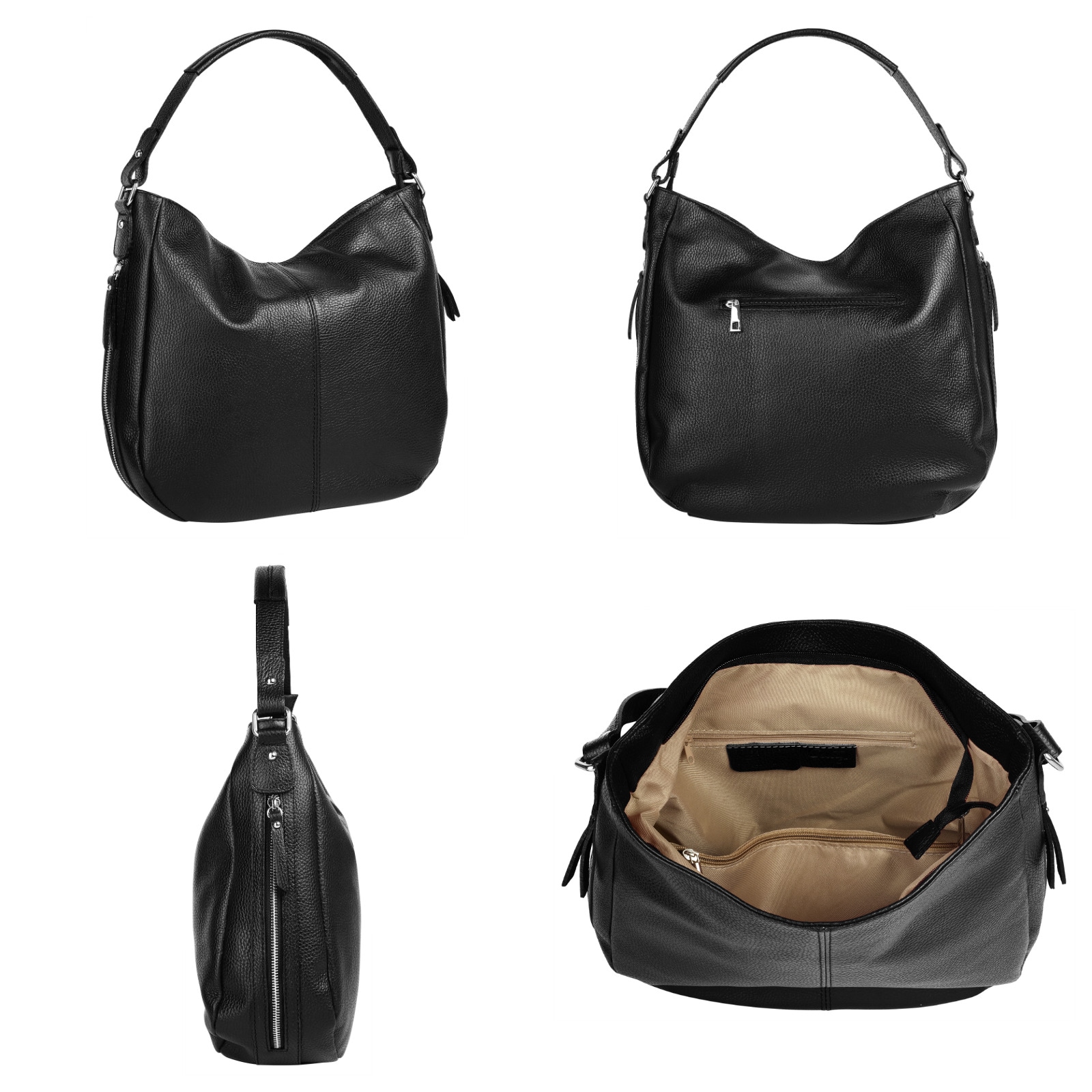 Cluty Shopper, echt Leder, Made in Italy