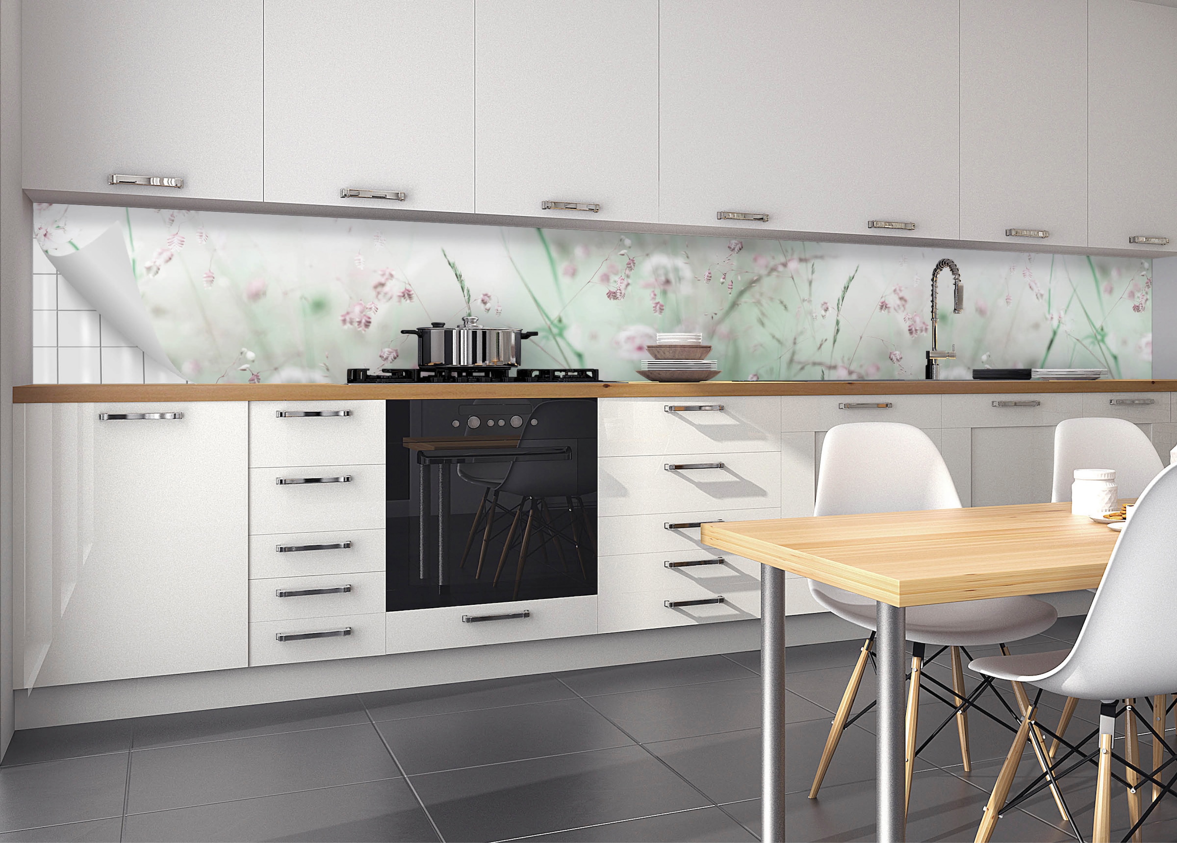 MySpotti Küchenrückwand »fixy Wildblumen«, selbstklebende Online Küchenrückwand-Folie OTTO und Shop flexible