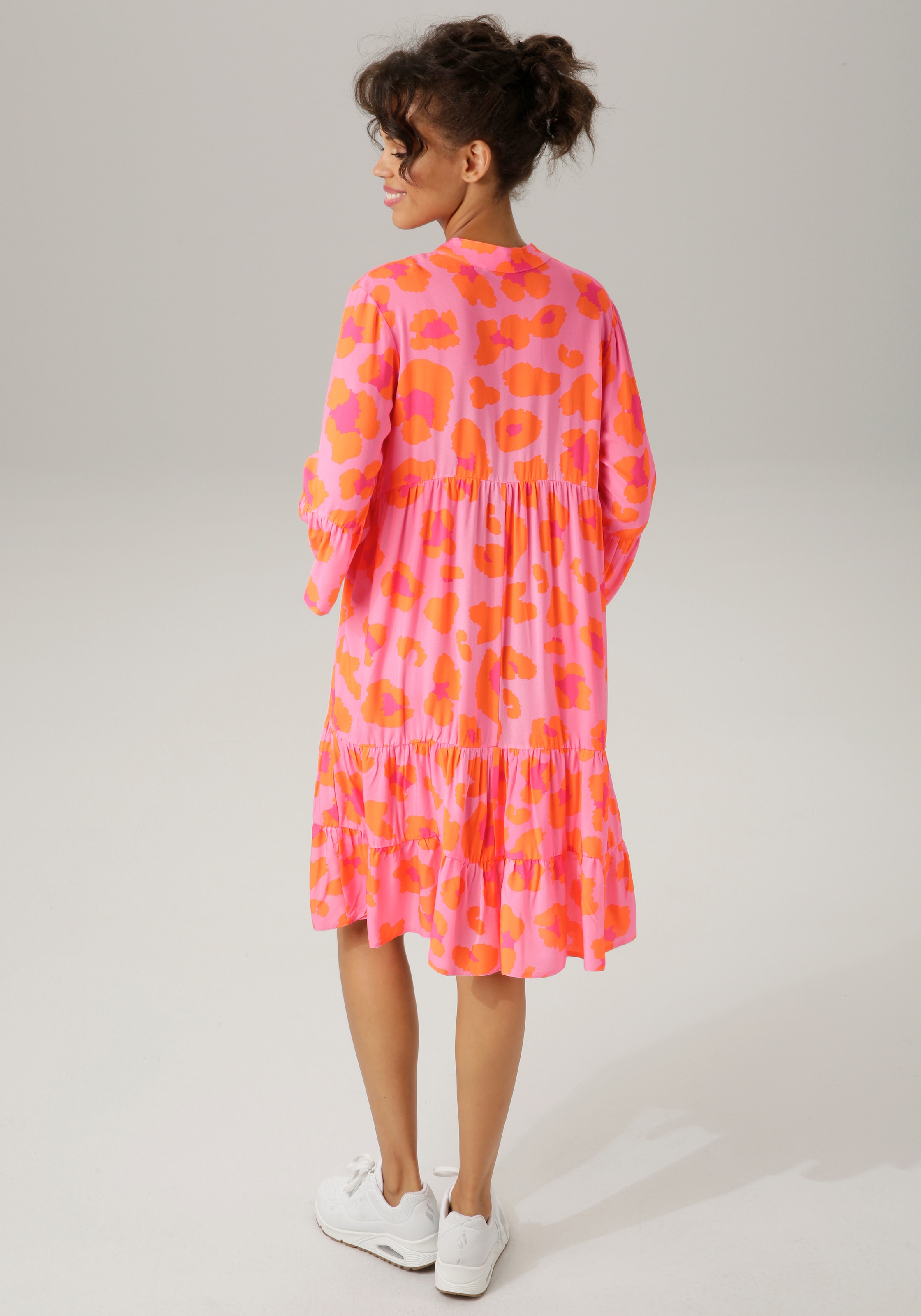 Aniston CASUAL Tunikakleid, mit farbenfrohen, graphischen bedruckt OTTO Blüten bestellen bei