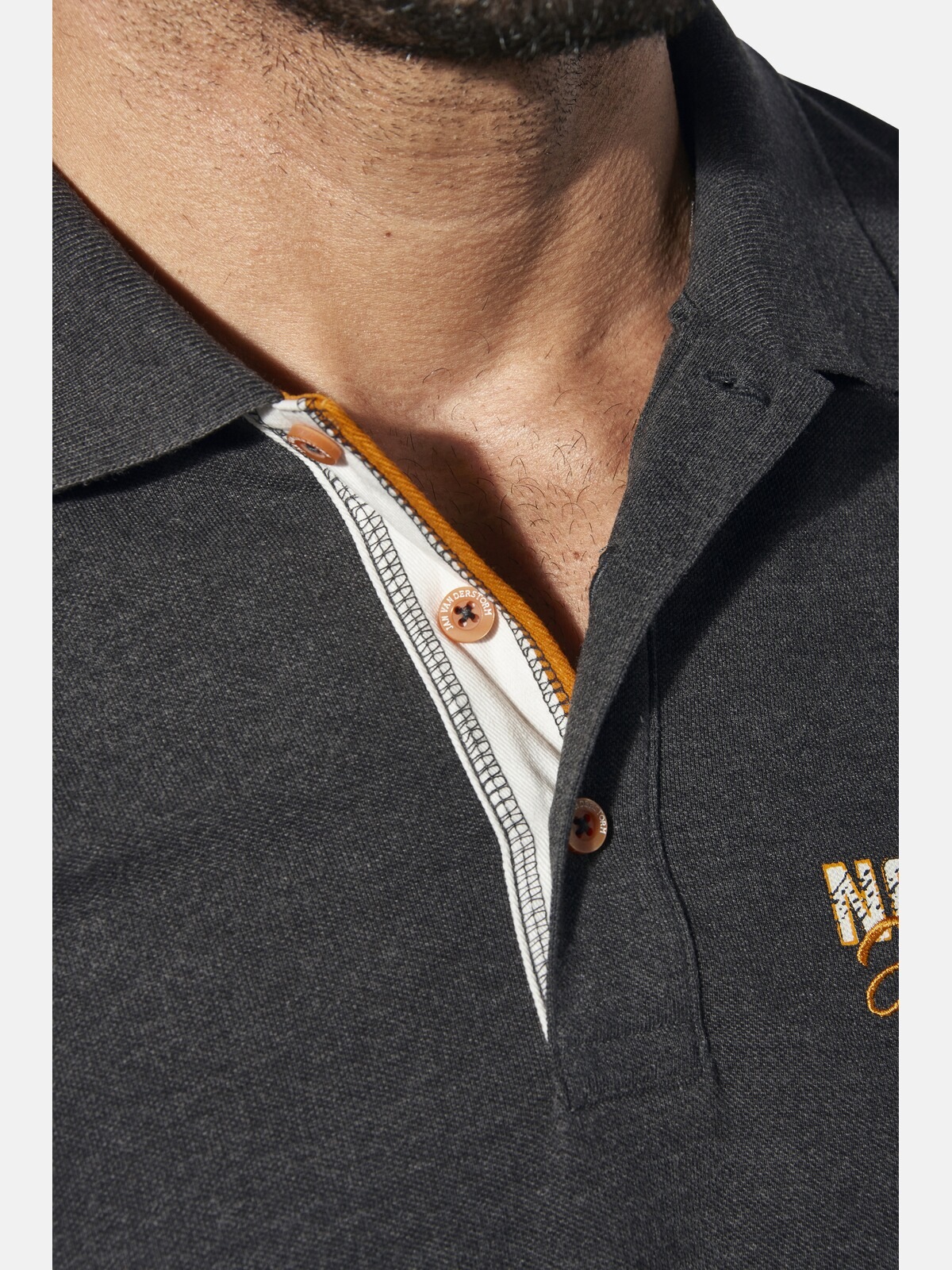 Jan Vanderstorm Poloshirt »Poloshirt JAKOV«, (1 tlg.)