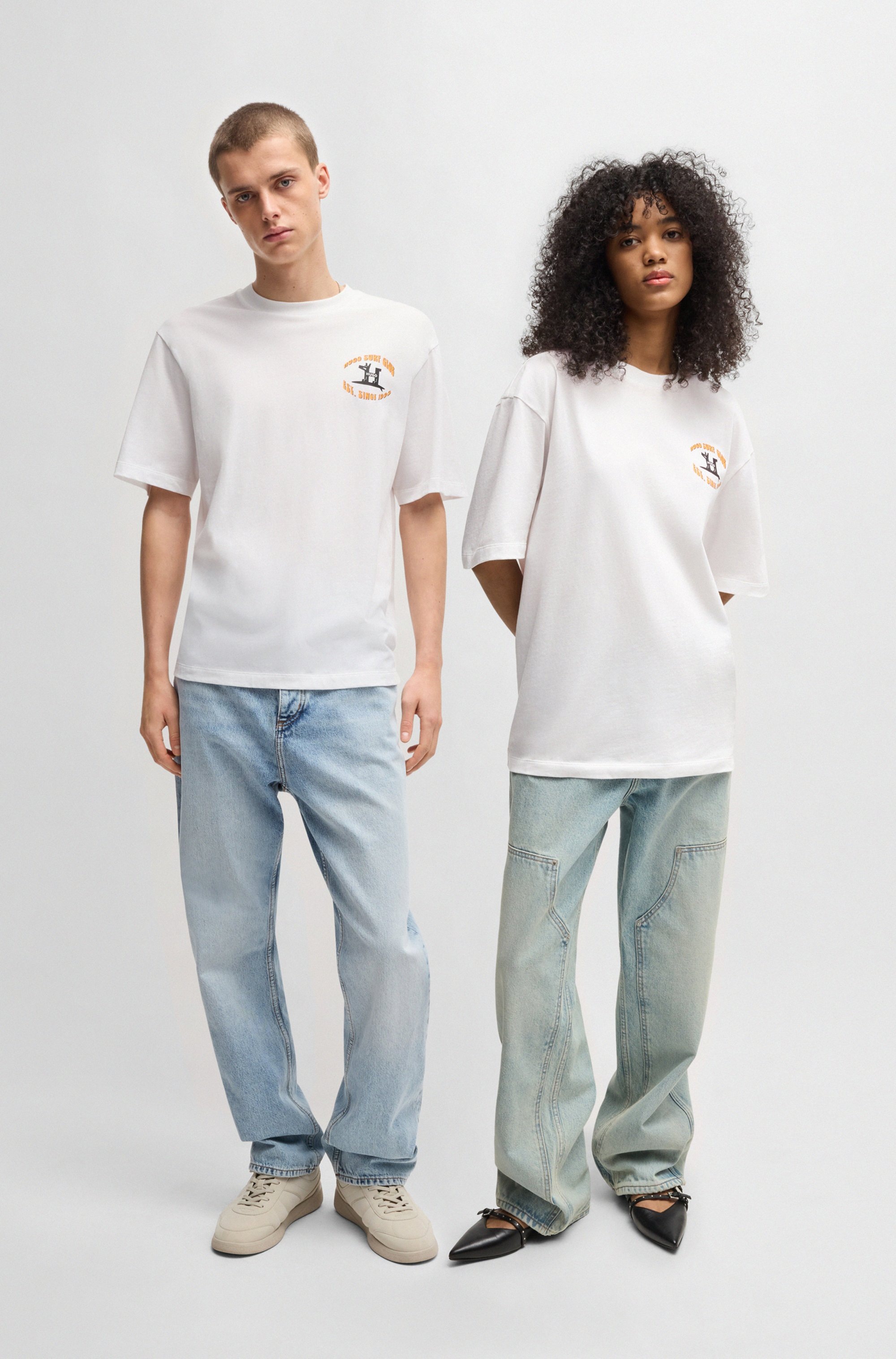 HUGO Blue T-Shirt »Nodiwop«, mit großem Rückendruck