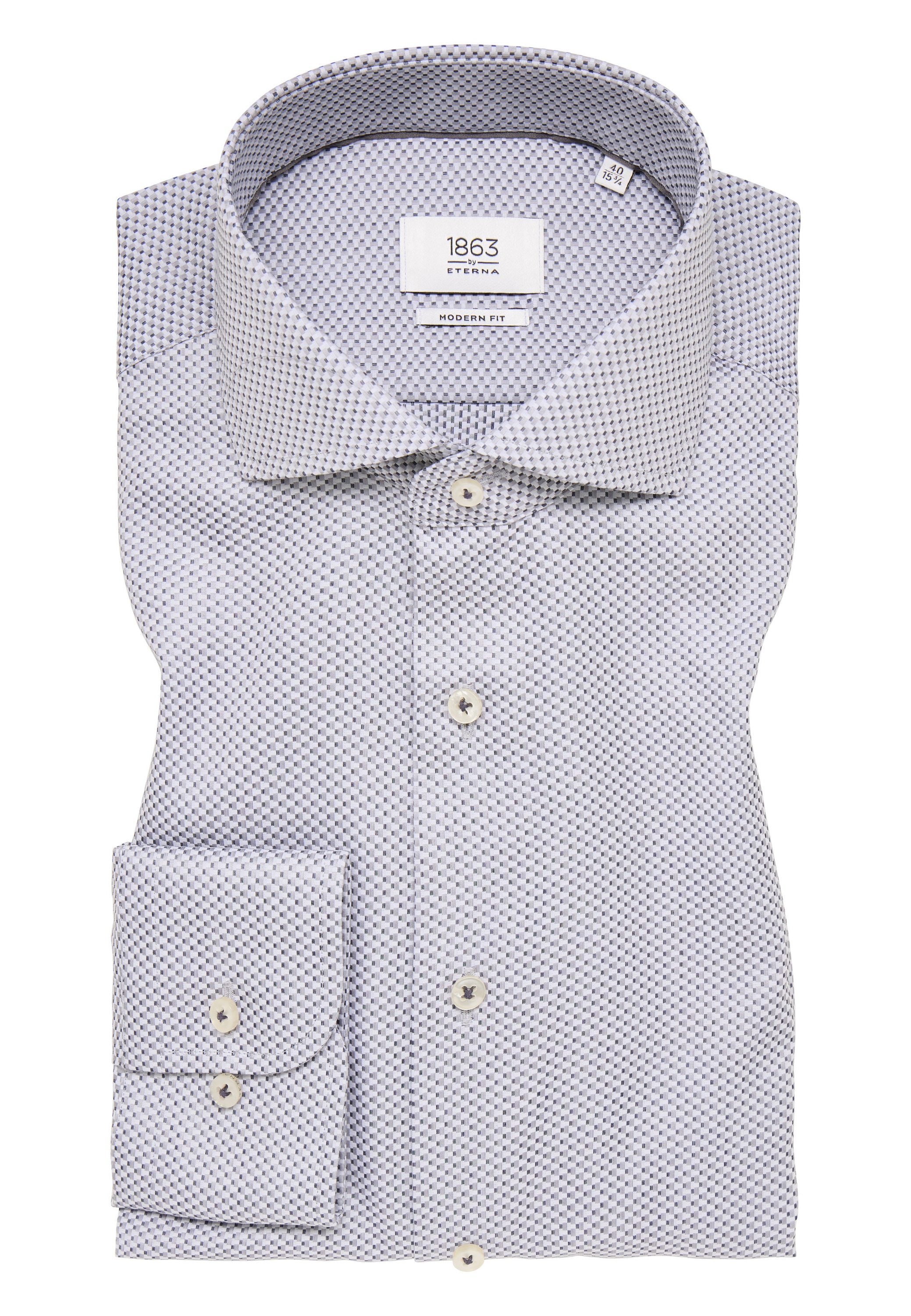 Eterna Langarmhemd »MODERN FIT«, NON IRON (bügelfrei)