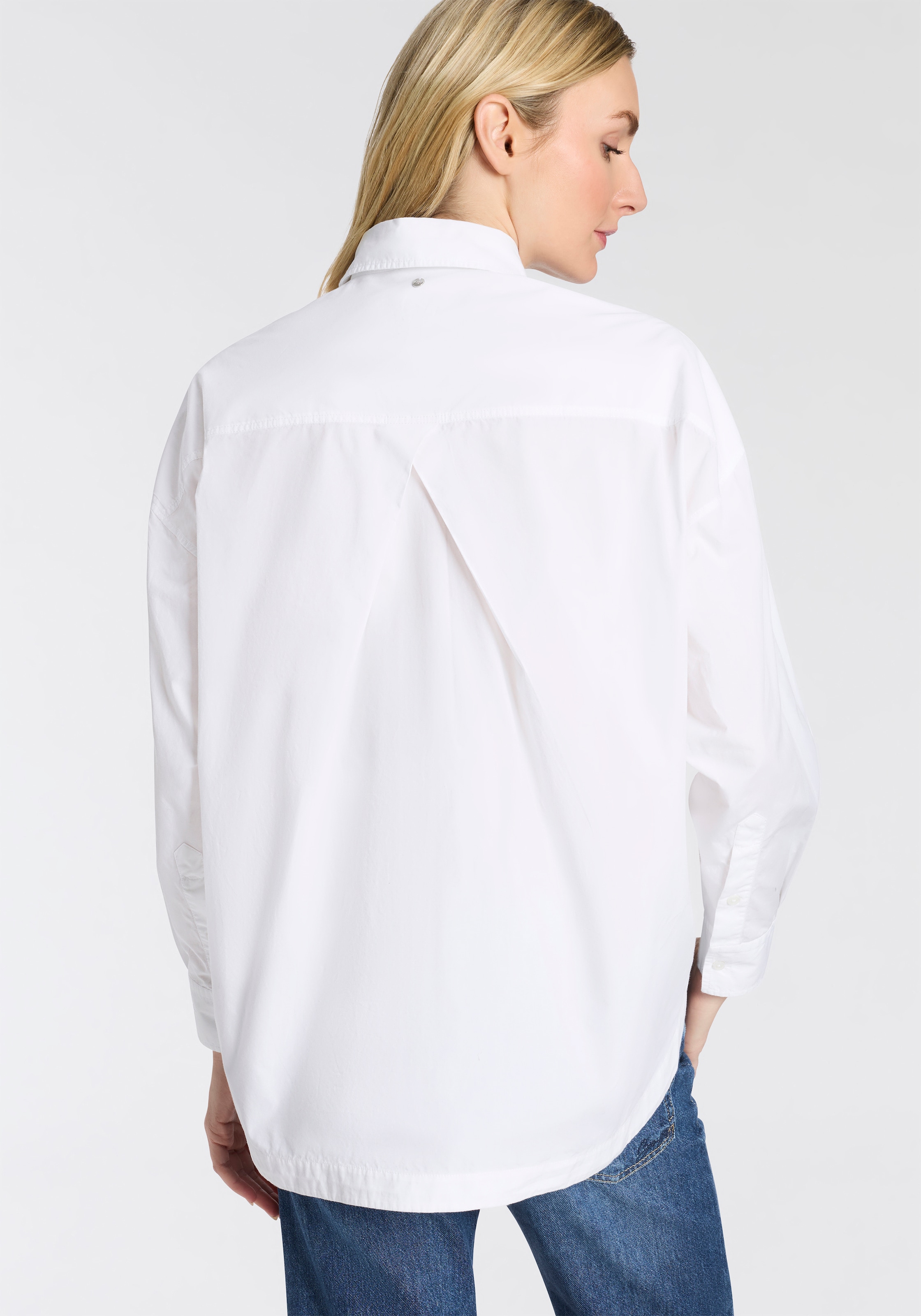 BOSS ORANGE Hemdbluse »Bostatta Premium Damenmode« im Oversize Fit