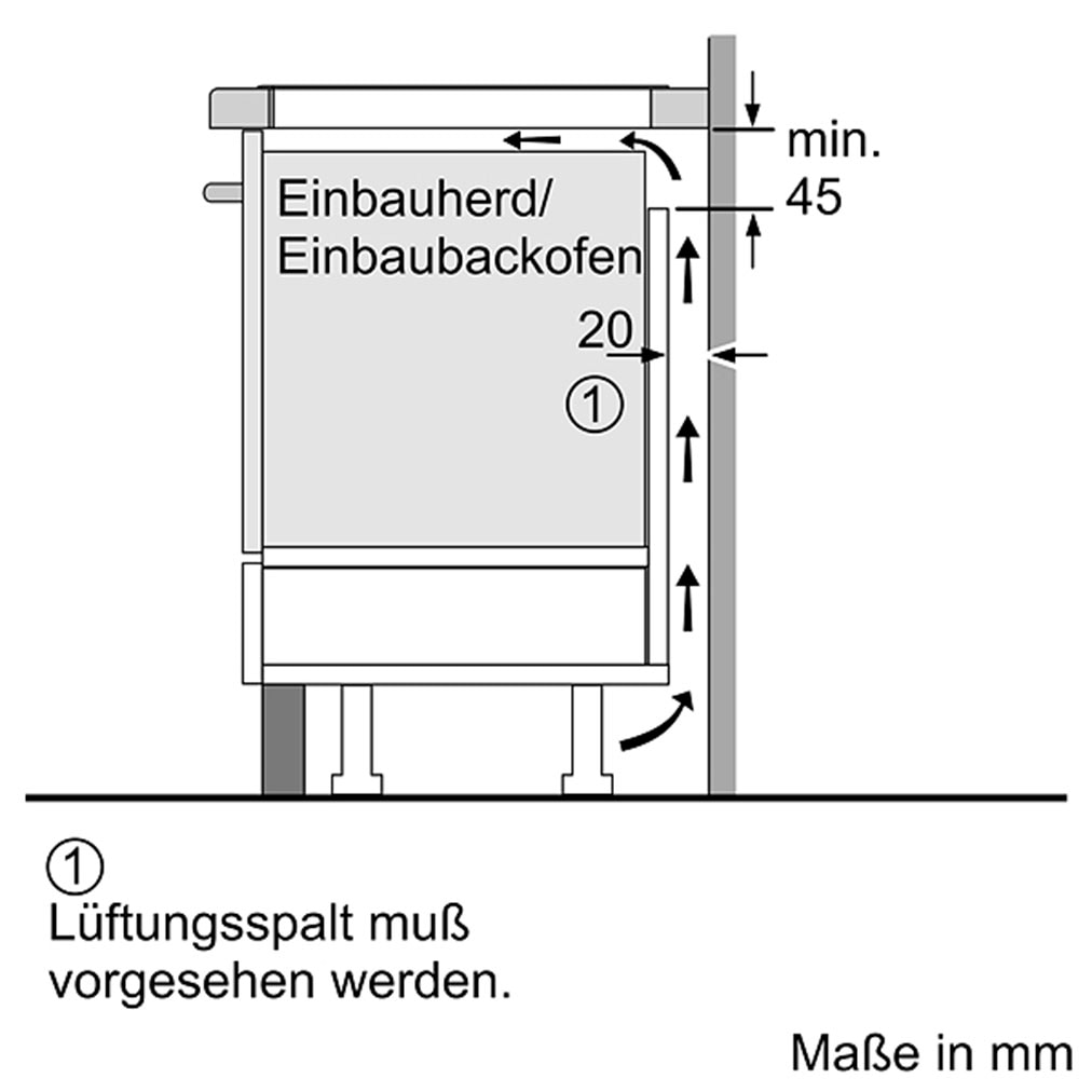 BOSCH Induktions Herd-Set »HND677LS62«