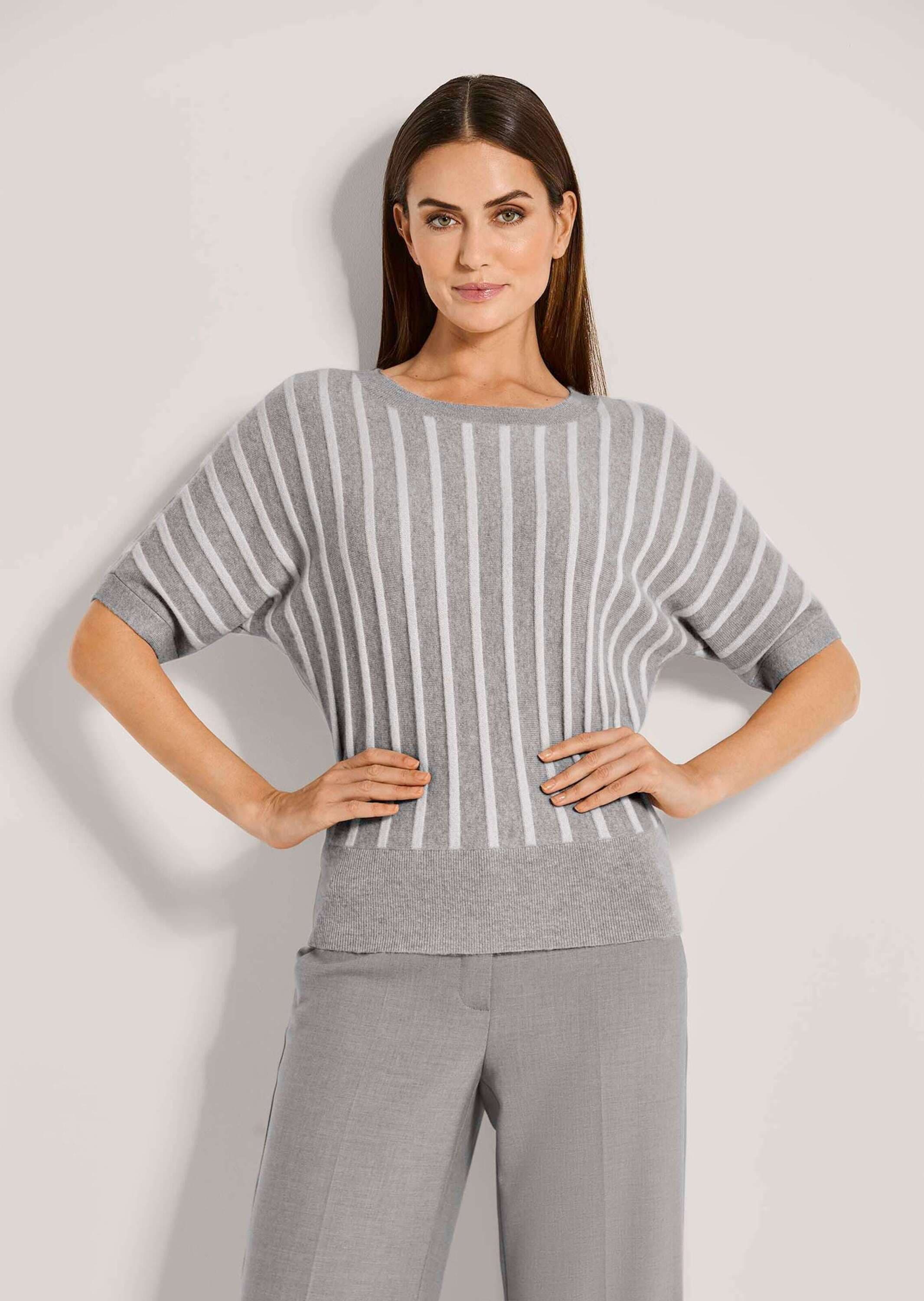 MADELEINE Longpullover »Pullover Sommerlicher Pullover mit Streifen«