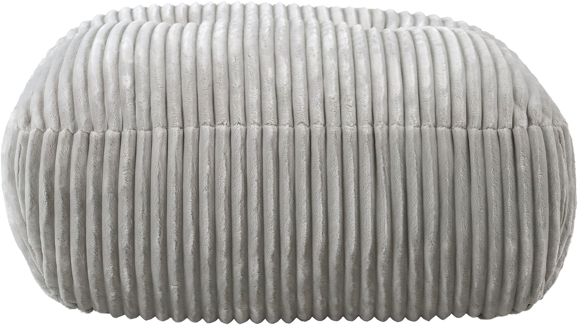 TRENDMANUFAKTUR Hocker »Be Fluffy: Weicher Breitcord Bezugsstoff, perfekte Ergänzung zur Serie« Polsterhocker mit softem Sitzkomfort, moderner breiter Kedernaht