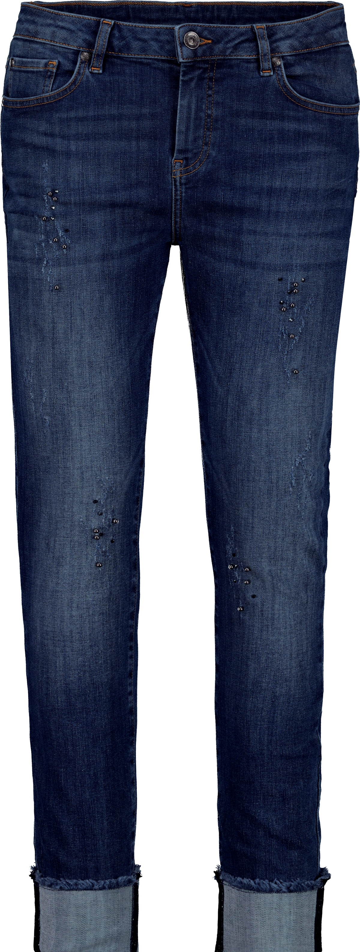 Monari Skinny-fit-Jeans »Hose Jeans Perlenschmuck«, Regular fit