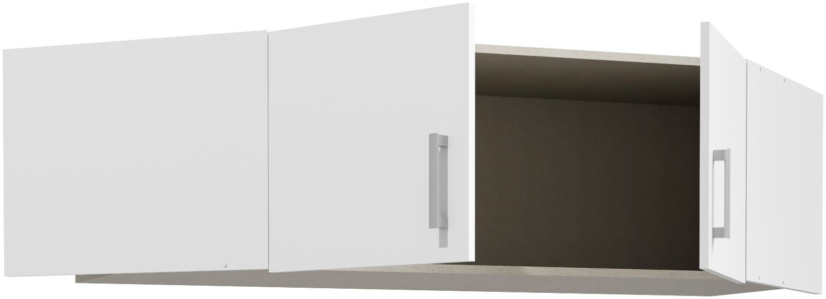 FORTE Schrankaufsatz, großer Eckschrankaufsatz, 2 Türen, optimale Raumnutzung