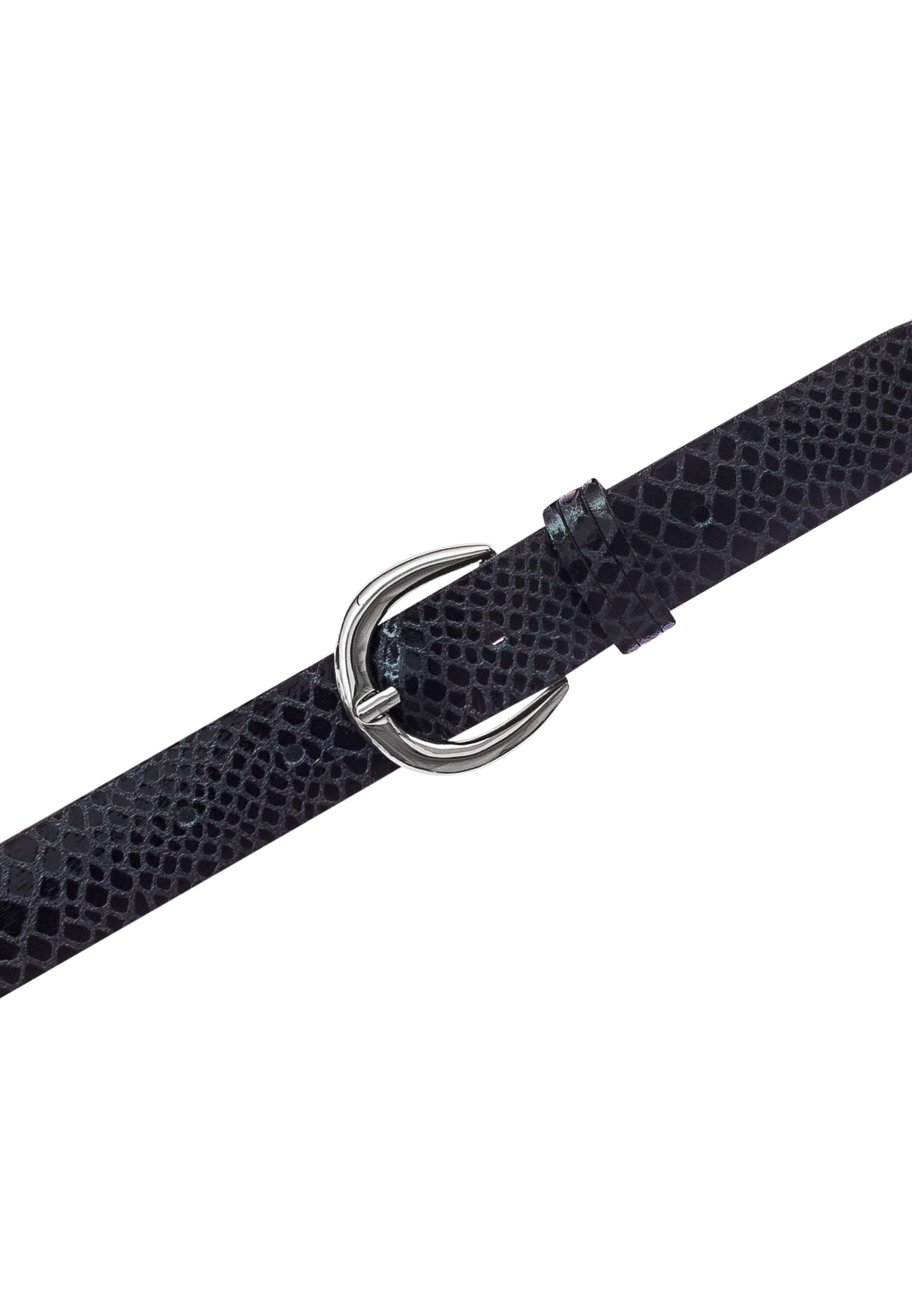 Tamaris Ledergürtel Schlangenmuster-Optik