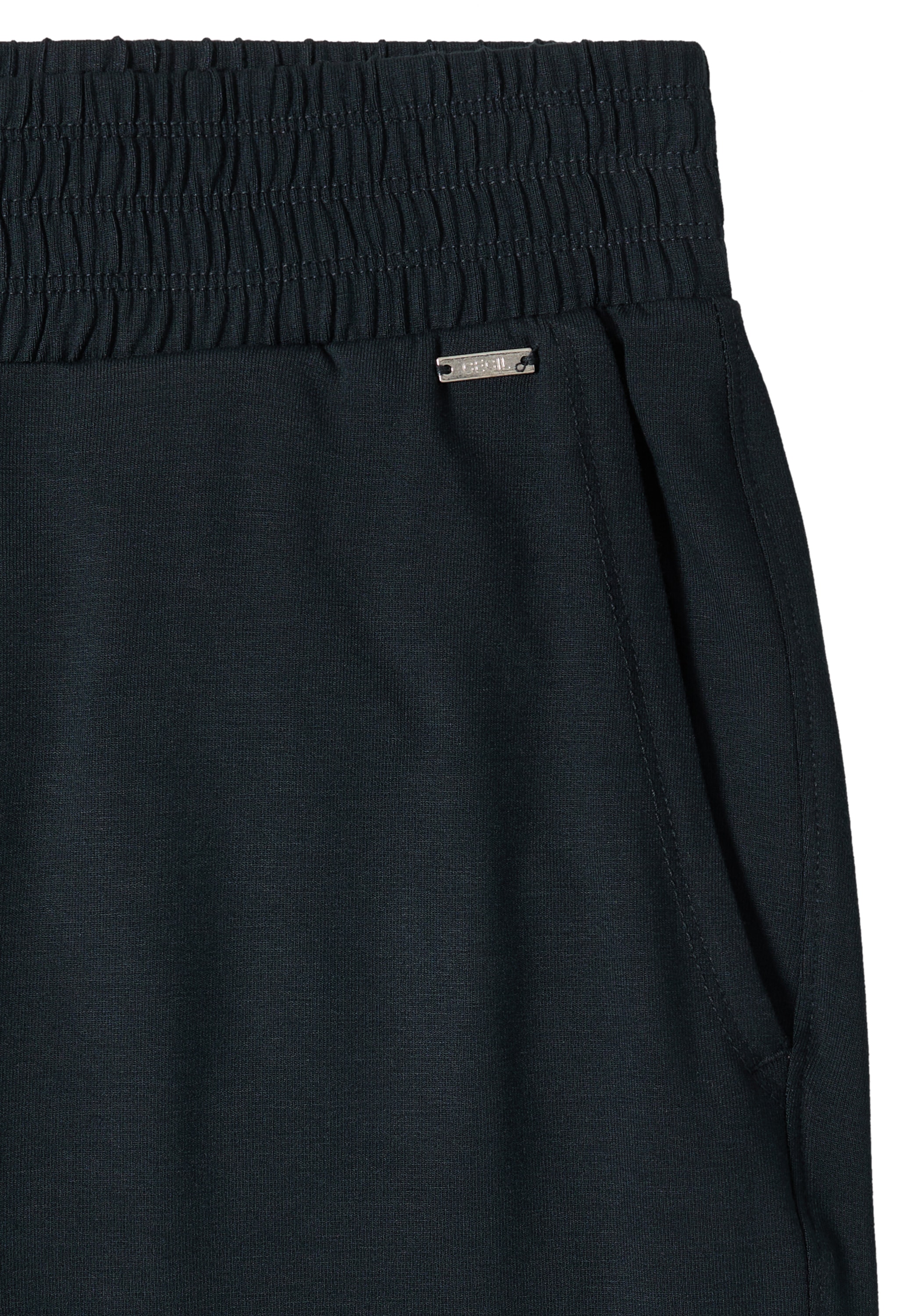 Cecil Jerseyhose  mit elastischem Schlupfbund, High-Waist, Wide Leg
