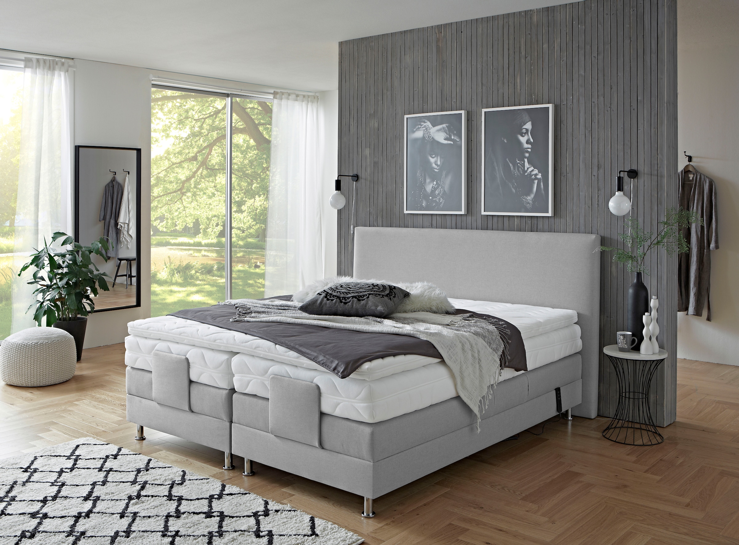 Westfalia Schlafkomfort Boxbett »Lissabon wahlweise in den Breiten 160x200cm, 180x200cm & 200x200cm«