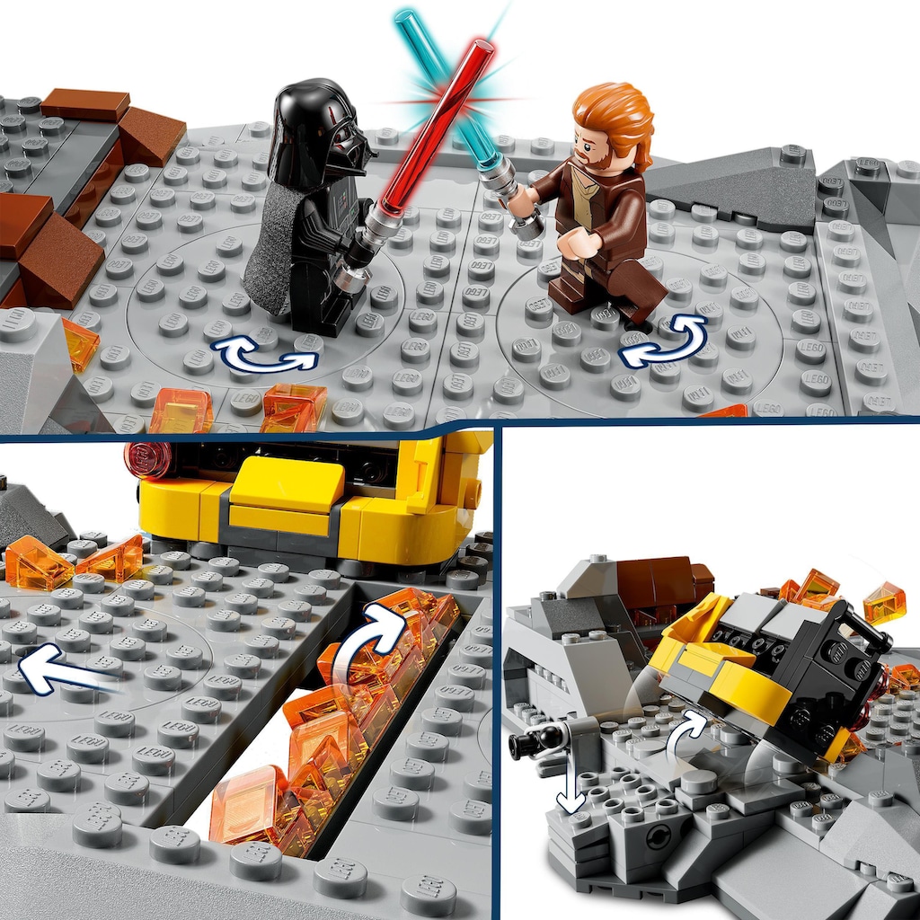 LEGO® Konstruktionsspielsteine »Obi-Wan Kenobi™ vs. Darth Vader™ (75334), LEGO® Star Wars™«, (408 St.)