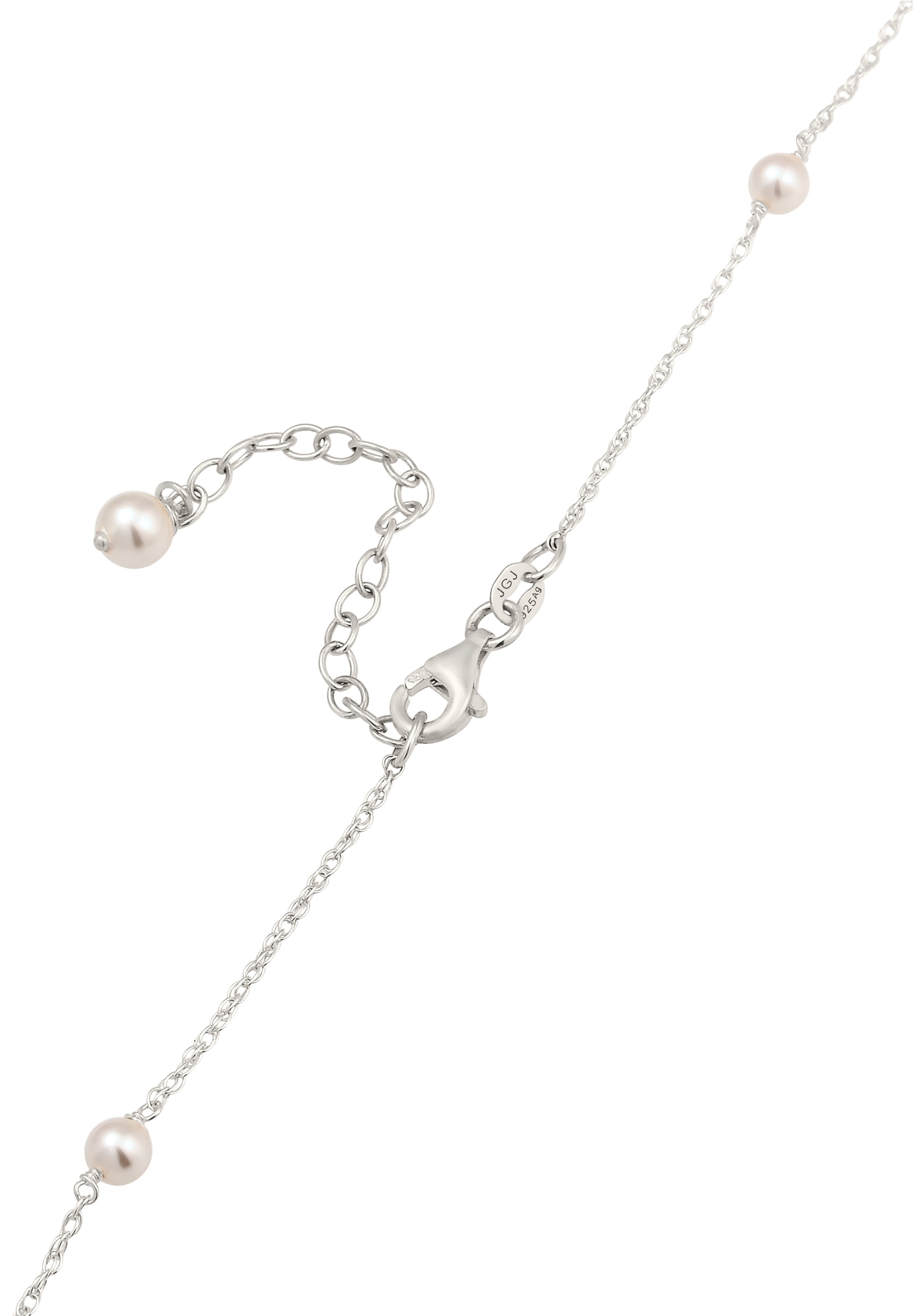 Elli Silberkette »Halskette Mit Perlen von Swarovski® 925 Sterling Silber«