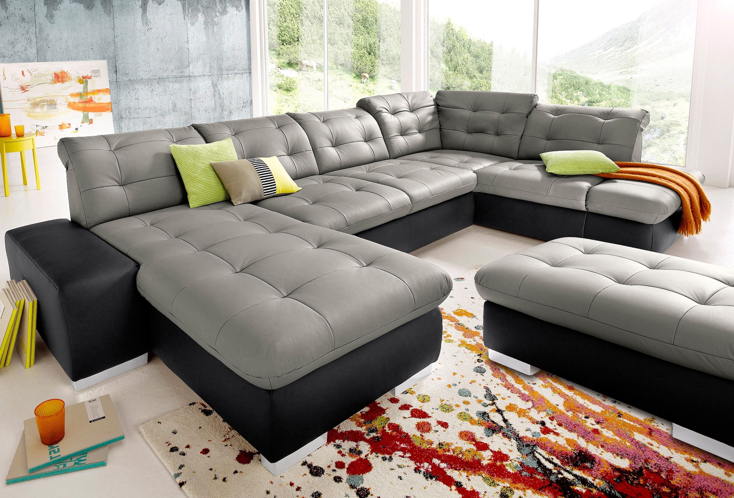 sit&more Wohnlandschaft »Palomino U-Form«, wahlweise in XL oder XXL