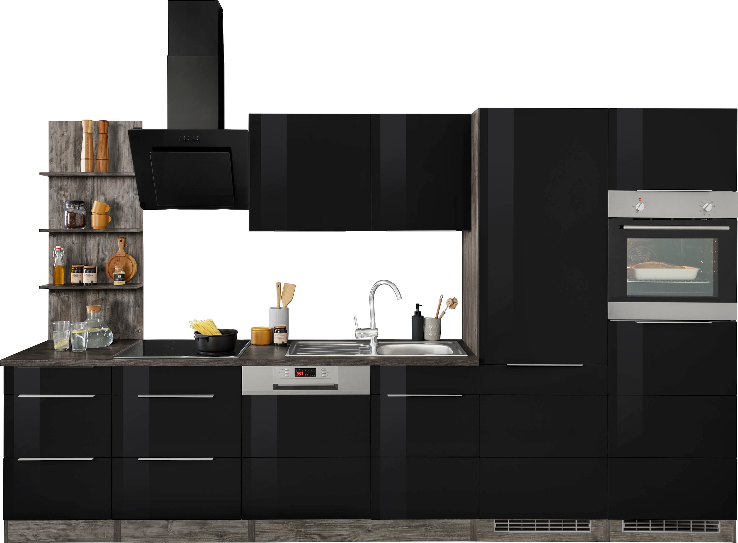 HELD MÖBEL Küchenzeile »Brindisi«, ohne Geräte, Breite 340 cm online bei  OTTO