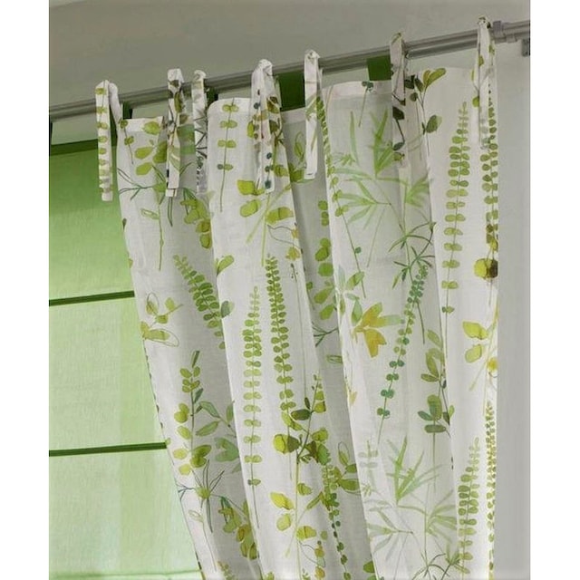 Kutti Vorhang »Jungle Schal«, (1 St.), Gardine, halbtransparent, bedruckt,  Polyester kaufen im OTTO Online Shop
