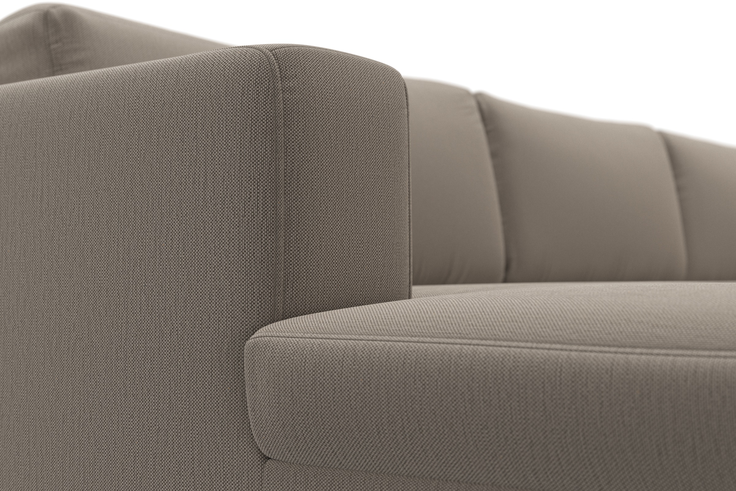 DOMO collection Wohnlandschaft »Modica U-Form«, XXL, in moderner Optik mit, 2 großzügigen Recamieren, auch in Cord