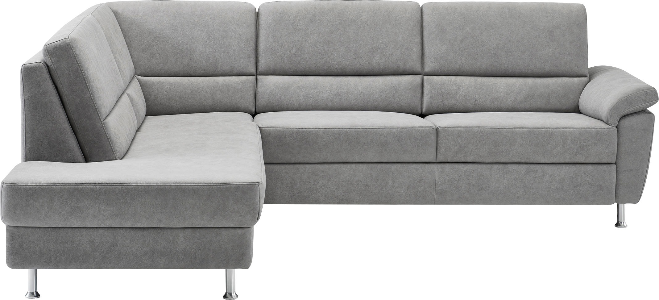 CALIZZA INTERIORS Ecksofa »Onyx L-Form«, Ottomane links oder rechts, wahlweise mit Bettfunktion, Breite 257 cm