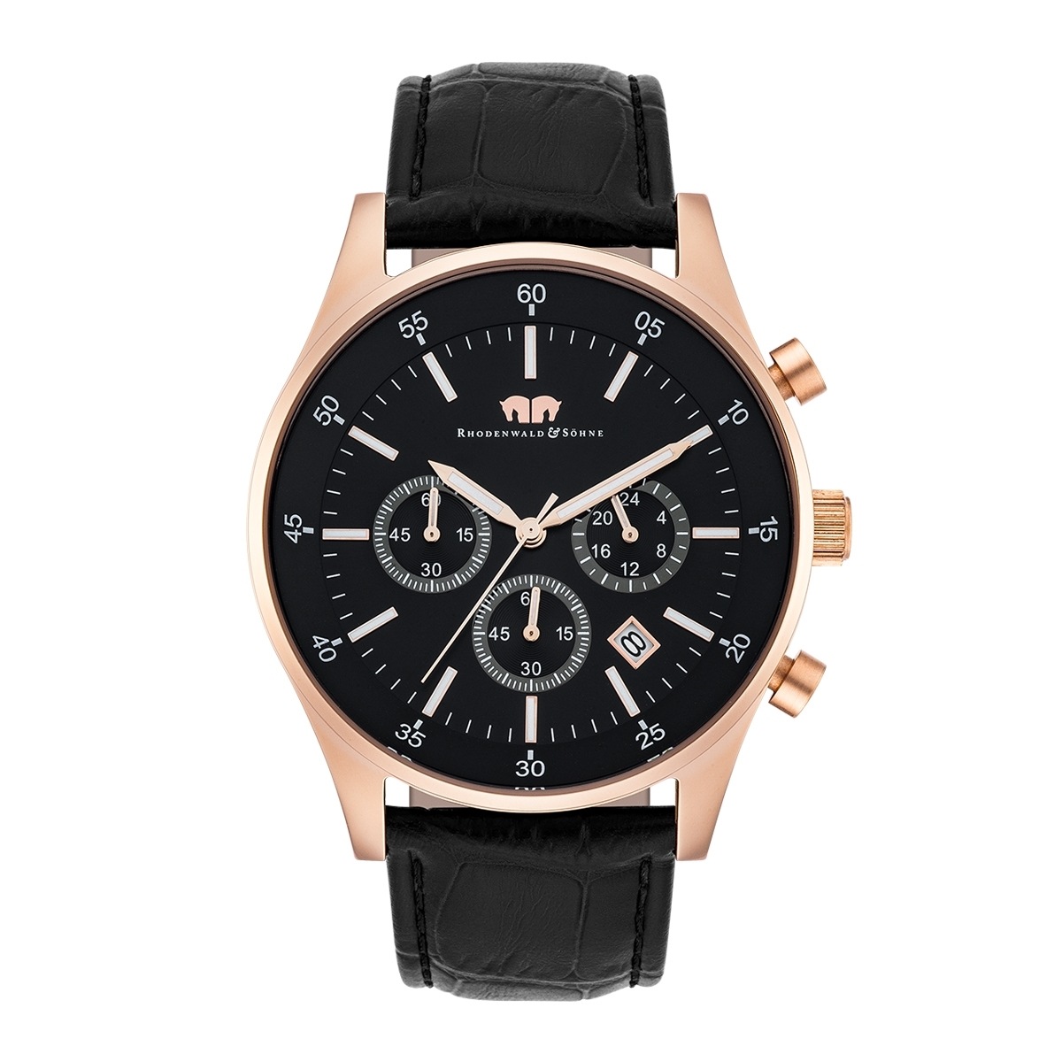 Rhodenwald & Söhne Chronograph »Goodwill T422«, (1 tlg.), aus Edelstahl
