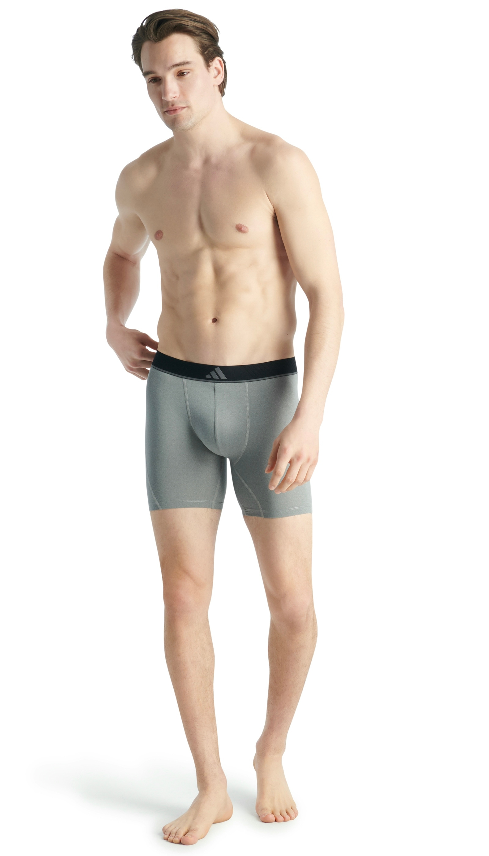 adidas Sportswear Boxershorts »Active Micro Flex Eco«, (3er Pack), Mit längerem Bein