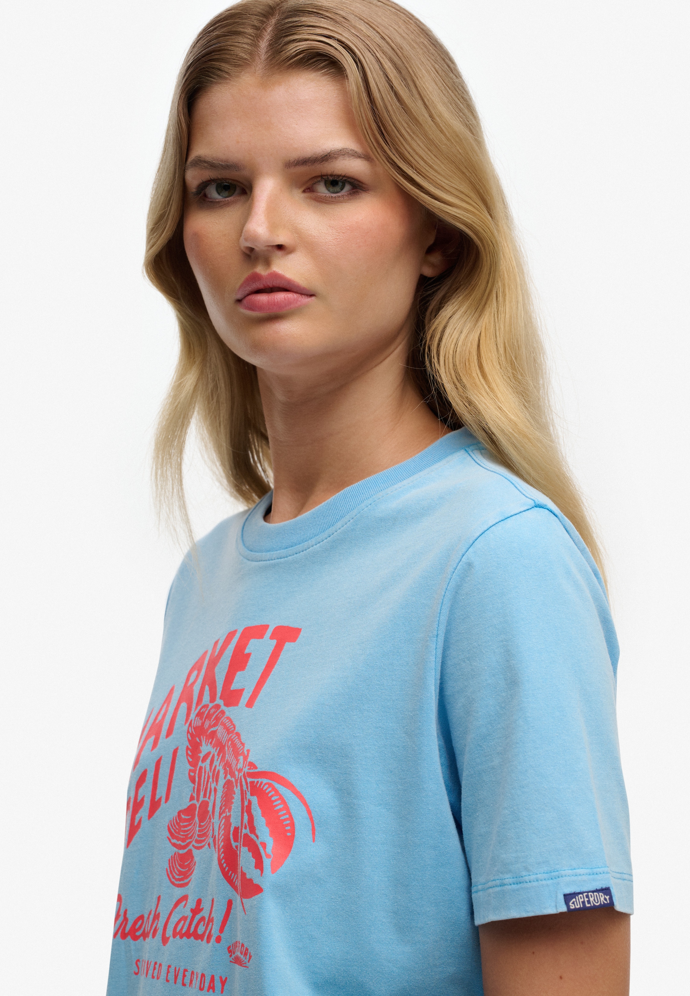 Superdry Print-Shirt »ROADSIDE TRADE RELAXED TEE«