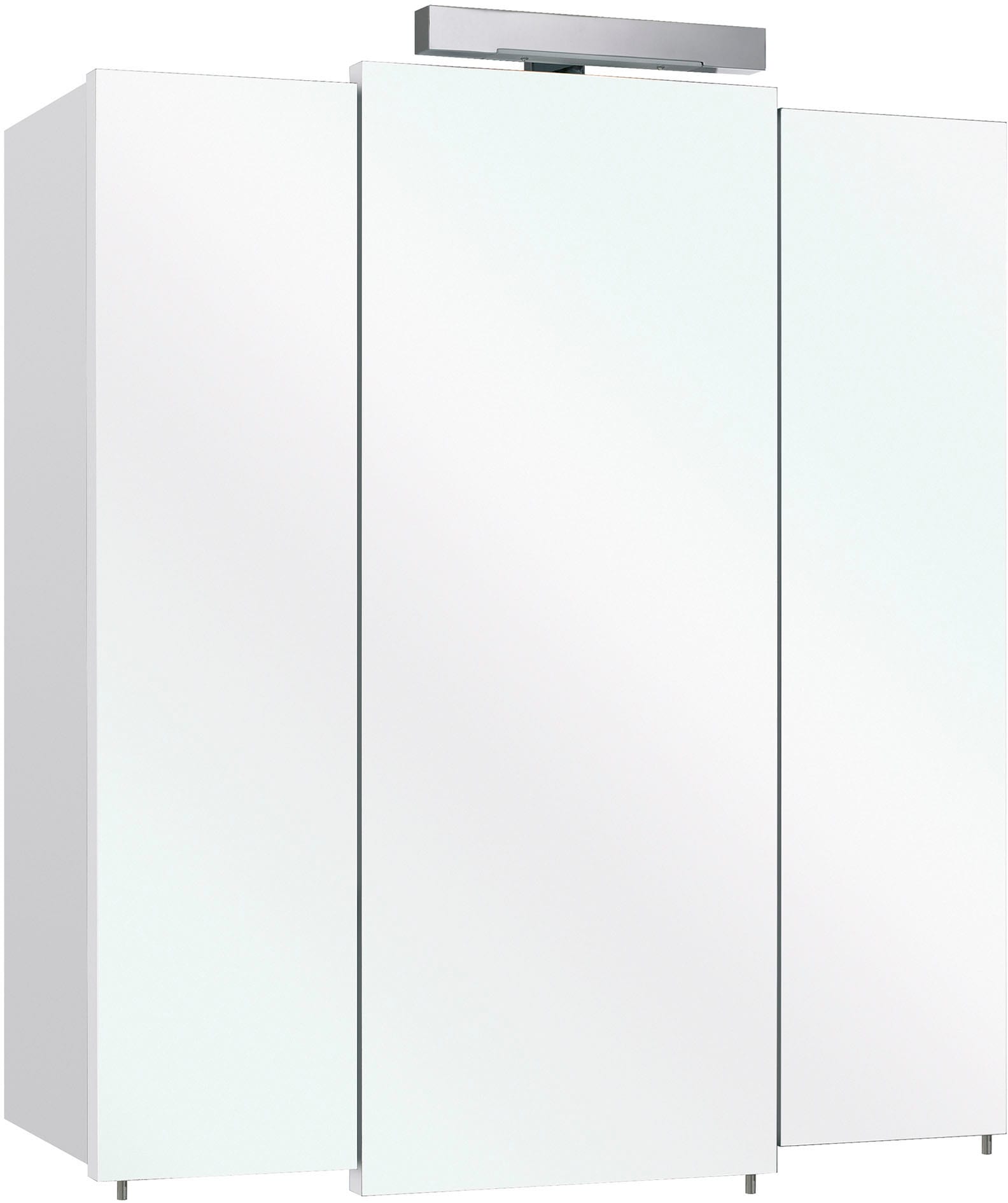 Saphir Badmöbel-Set »Quickset 335 5-teilig, Waschbeckenunterschrank mit LED-Spiegelschrank«, (5 St.), Hochschrank, Unterschrank, Hängeschrank, inkl. Türdämpfer, 9 Türen