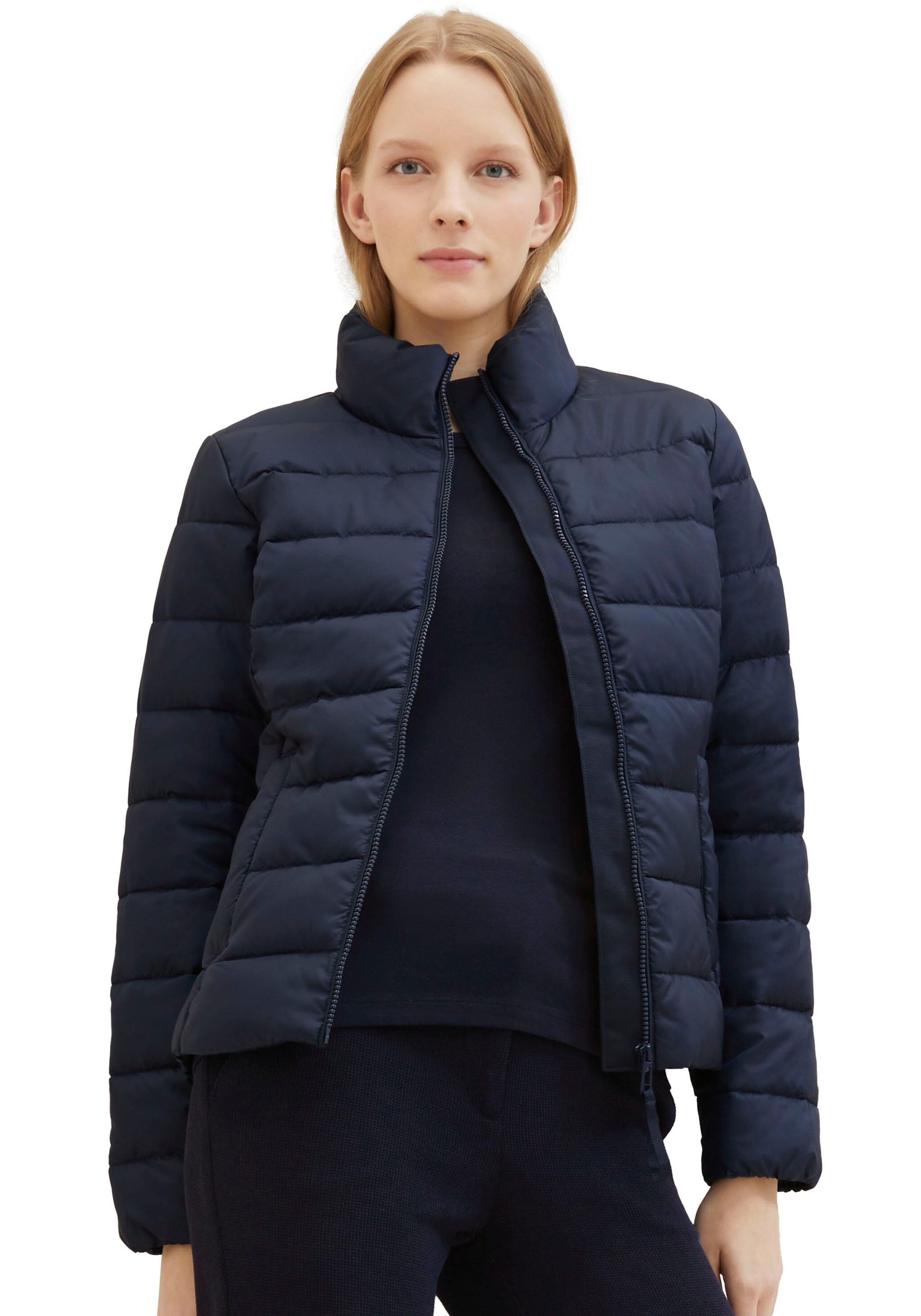 TOM TAILOR Steppjacke, mit hochschließendem Kragen