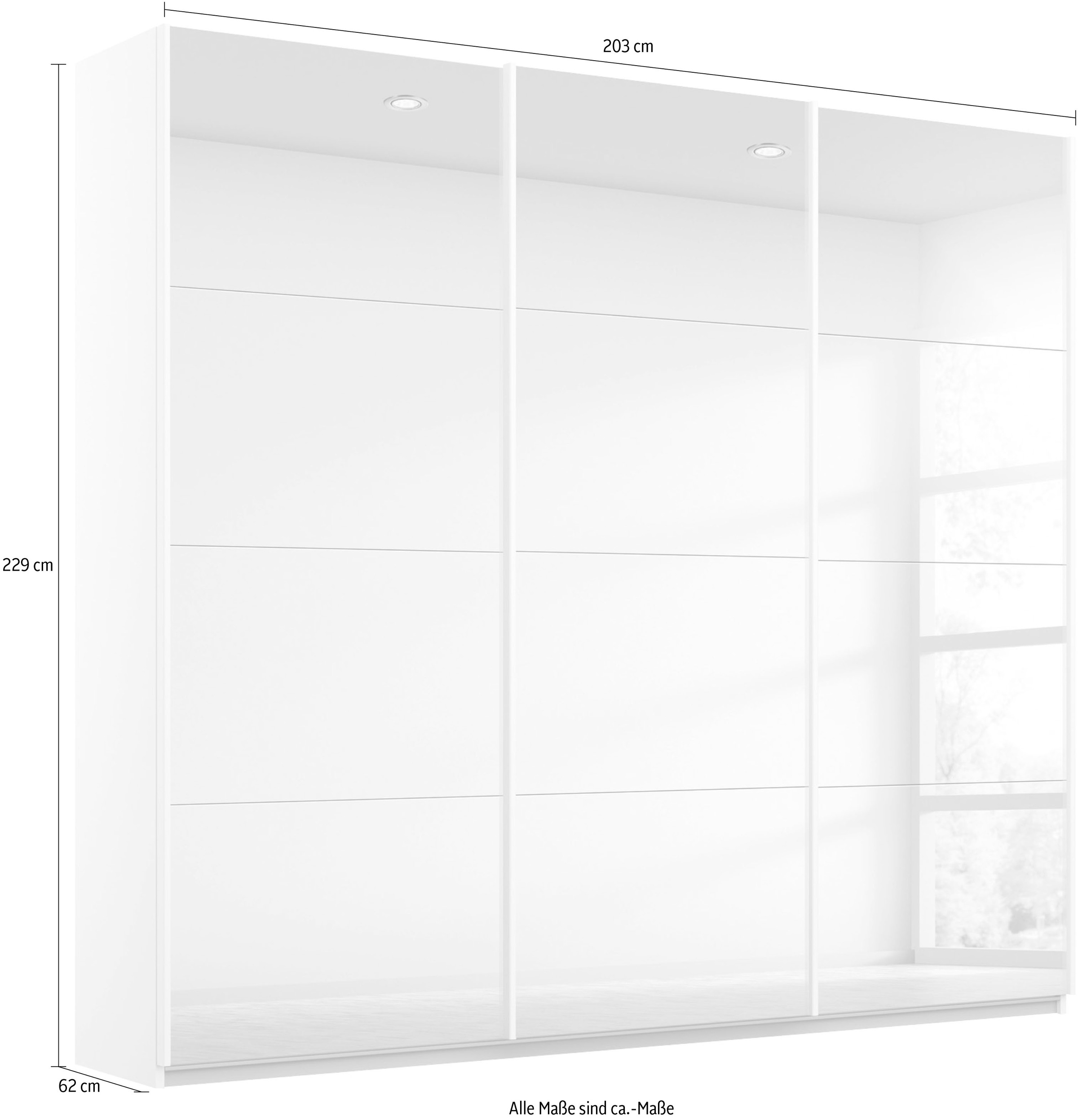 rauch Schwebetürenschrank »Oracle«, mit Spiegelfront