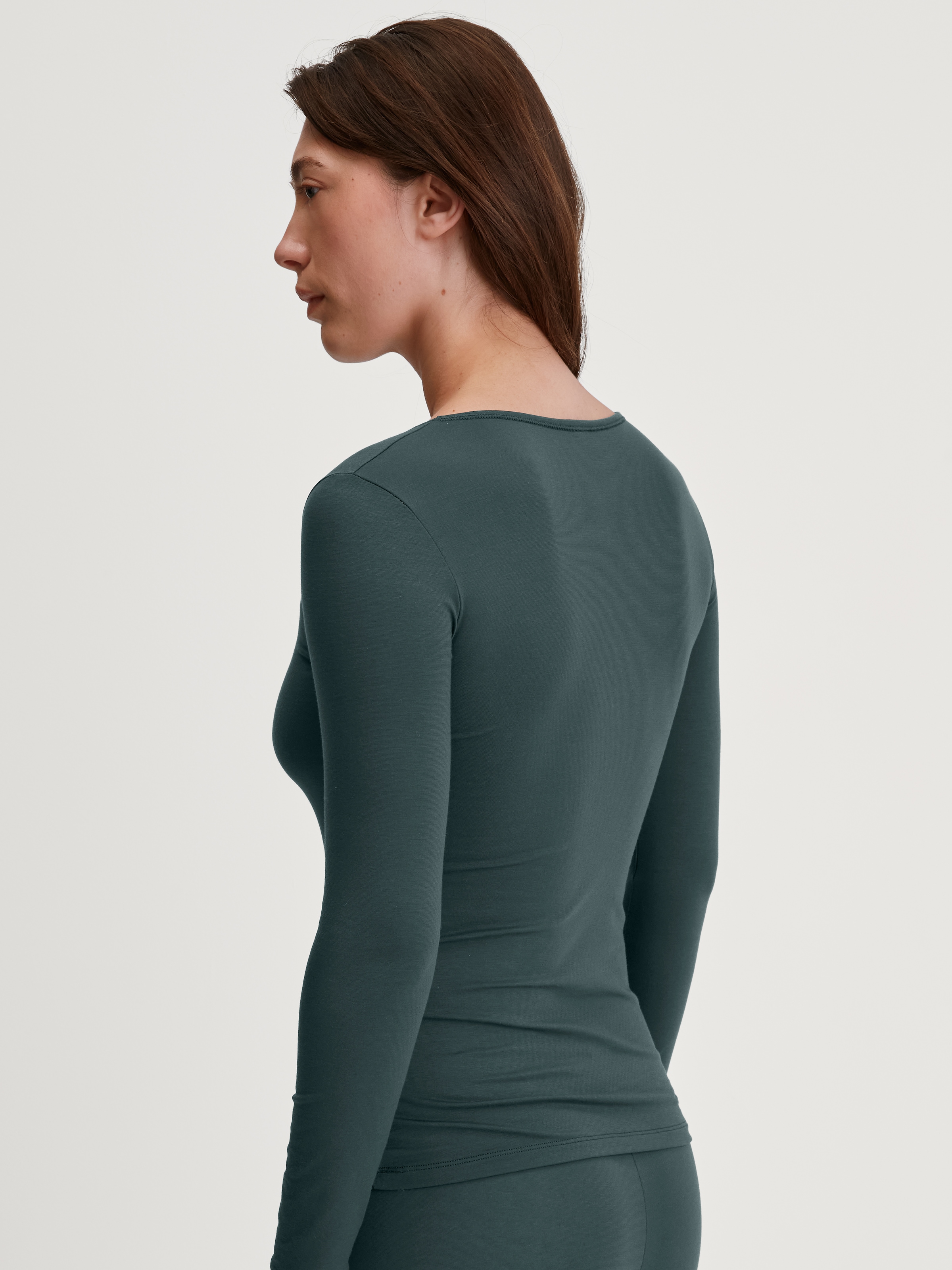 CALIDA Langarmshirt »Natural Comfort«, elastisch, weich, langärmelig, Rundhals-Ausschnitt, atmungsaktiv